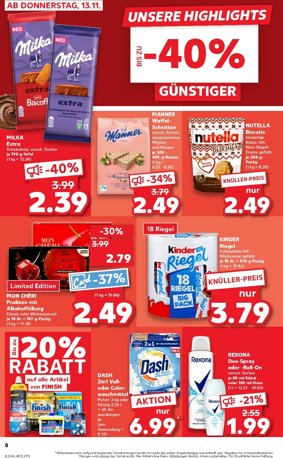 kaufland - Kaufland-Prospekt gültig vom 13.11. bis 19.11. - page: 8