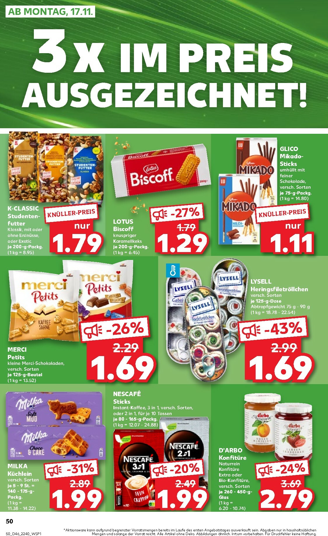 kaufland - Kaufland-Prospekt gültig vom 13.11. bis 19.11. - page: 50