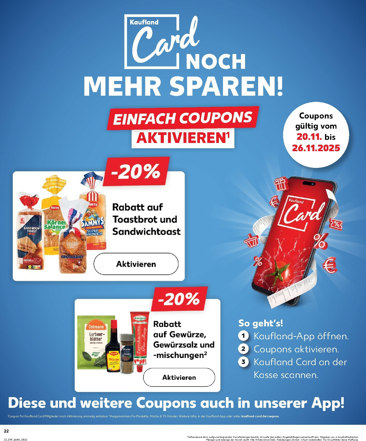 kaufland - Kaufland-Prospekt gültig vom 20.11. bis 26.11. - page: 22