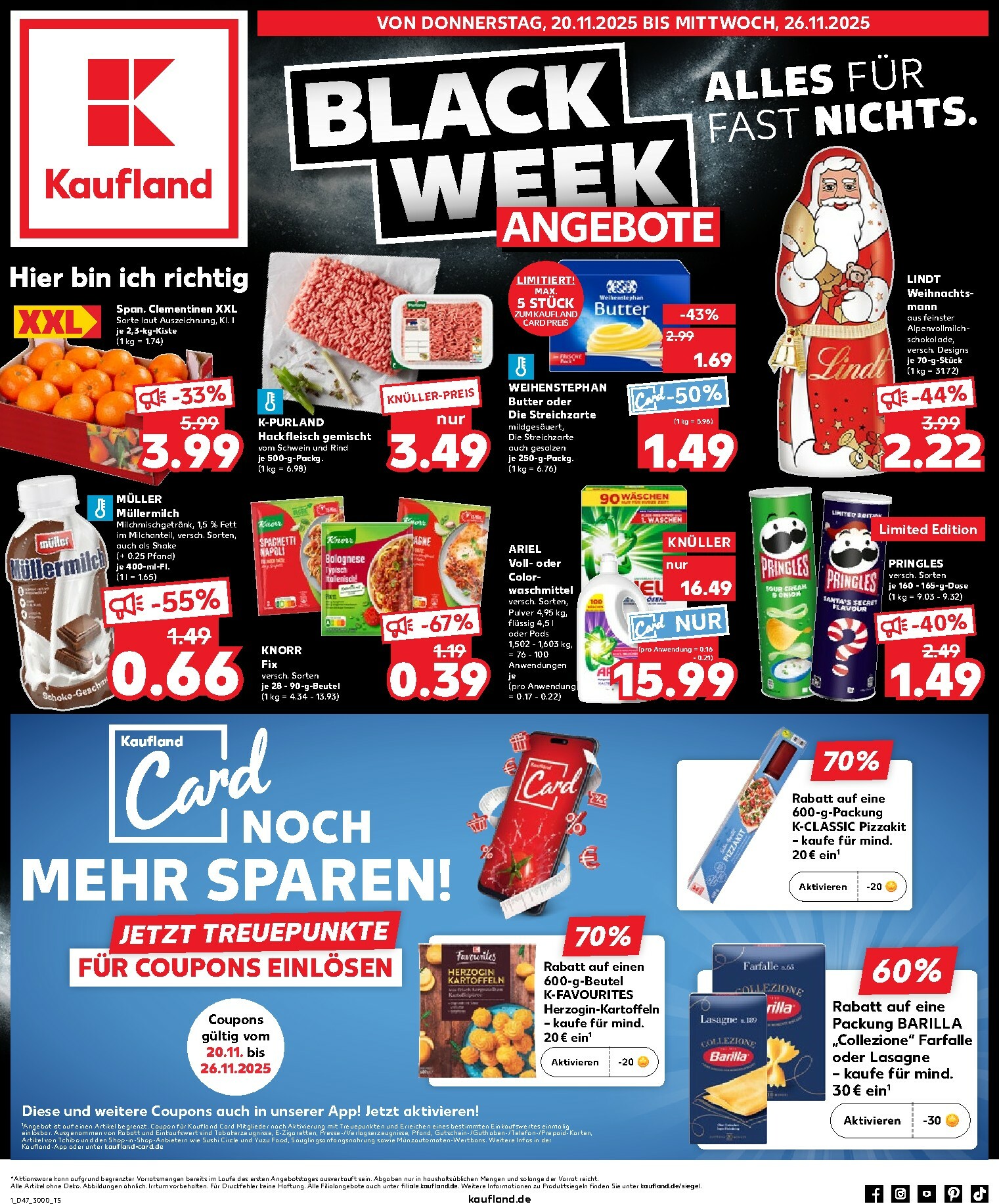 kaufland - Kaufland-Prospekt gültig vom 20.11. bis 26.11. - page: 1