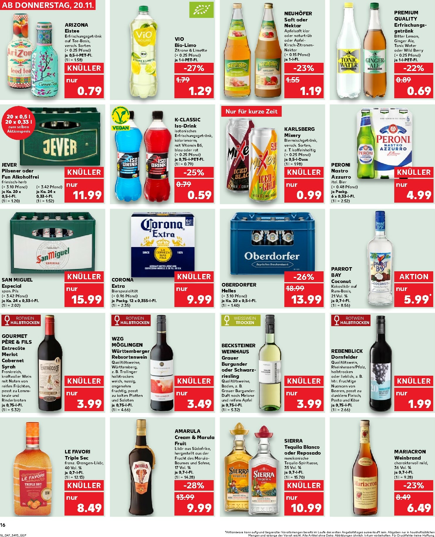 kaufland - Kaufland-Prospekt gültig vom 20.11. bis 26.11. - page: 16