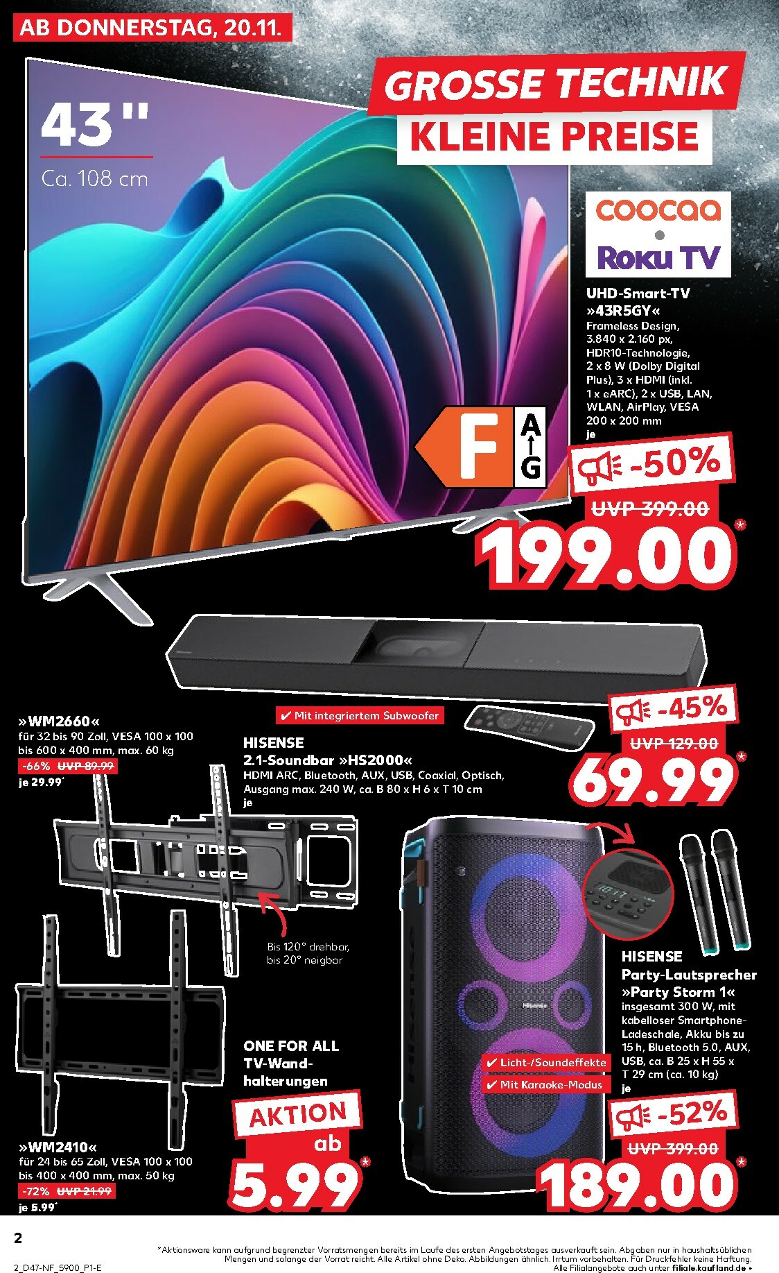 kaufland - Kaufland - Black Week-Prospekt gültig vom 20.11. bis 26.11. - page: 2