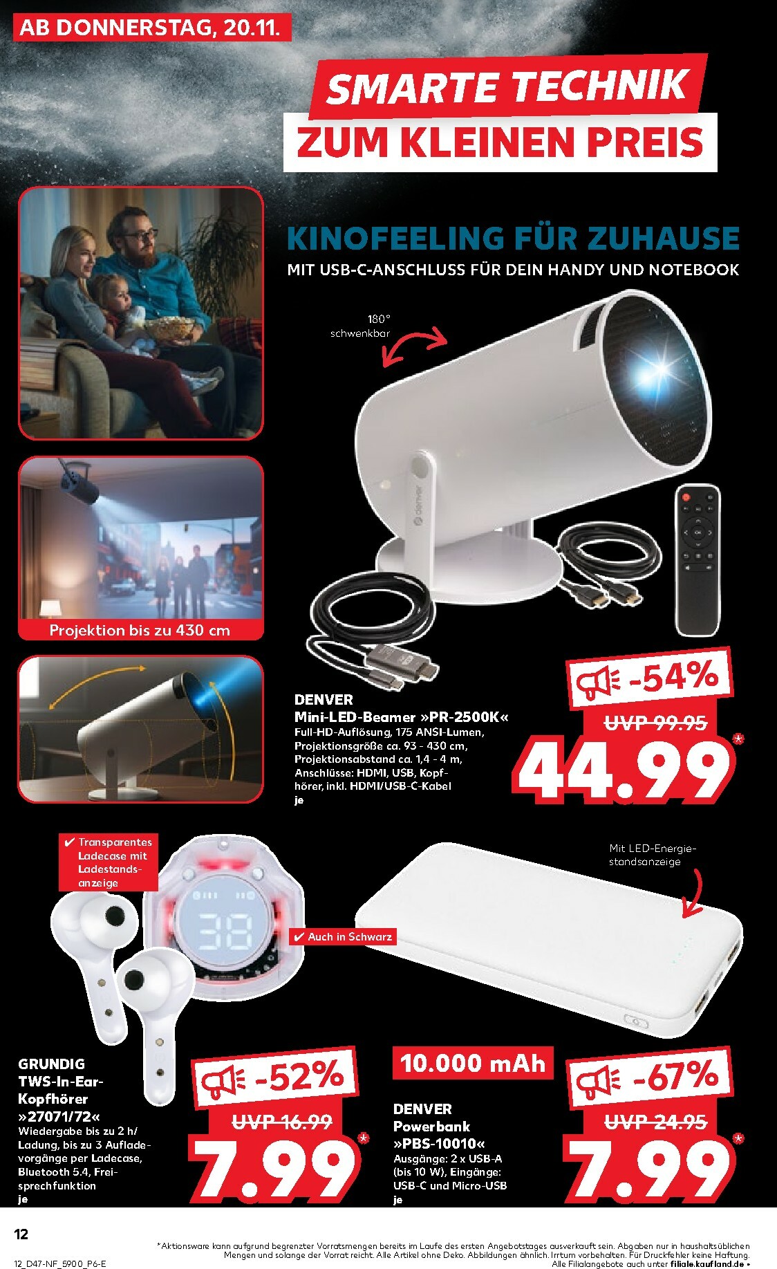 kaufland - Kaufland - Black Week-Prospekt gültig vom 20.11. bis 26.11. - page: 12
