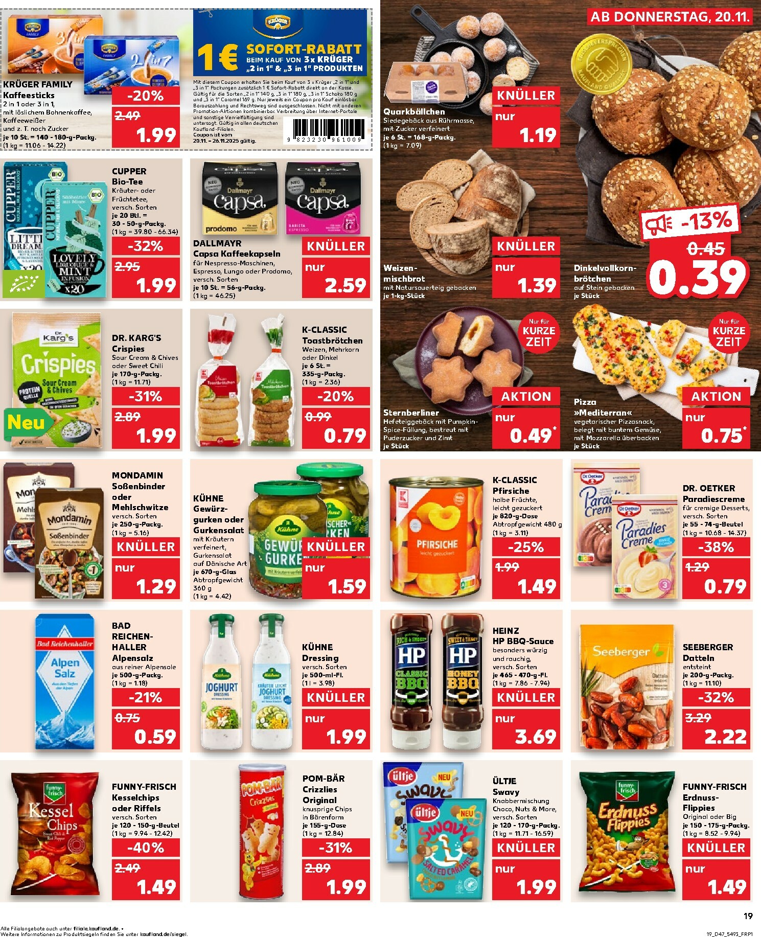kaufland - Kaufland - Wochenstart-Prospekt gültig vom 24.11. bis 26.11. - page: 19