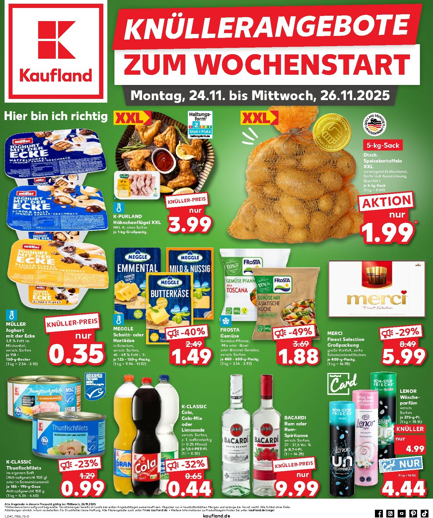 kaufland - Kaufland - Wochenstart-Prospekt gültig vom 24.11. bis 26.11.