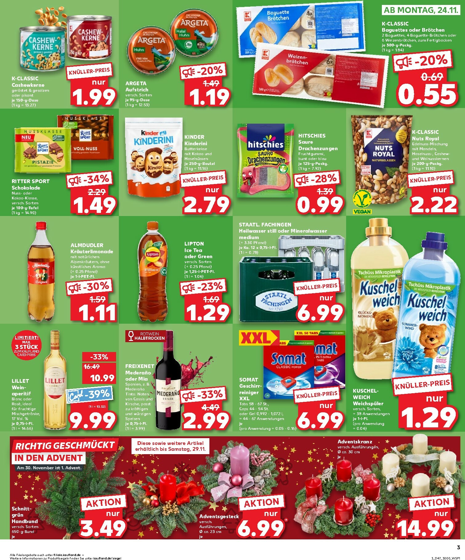 kaufland - Kaufland - Wochenstart-Prospekt gültig vom 24.11. bis 26.11. - page: 3
