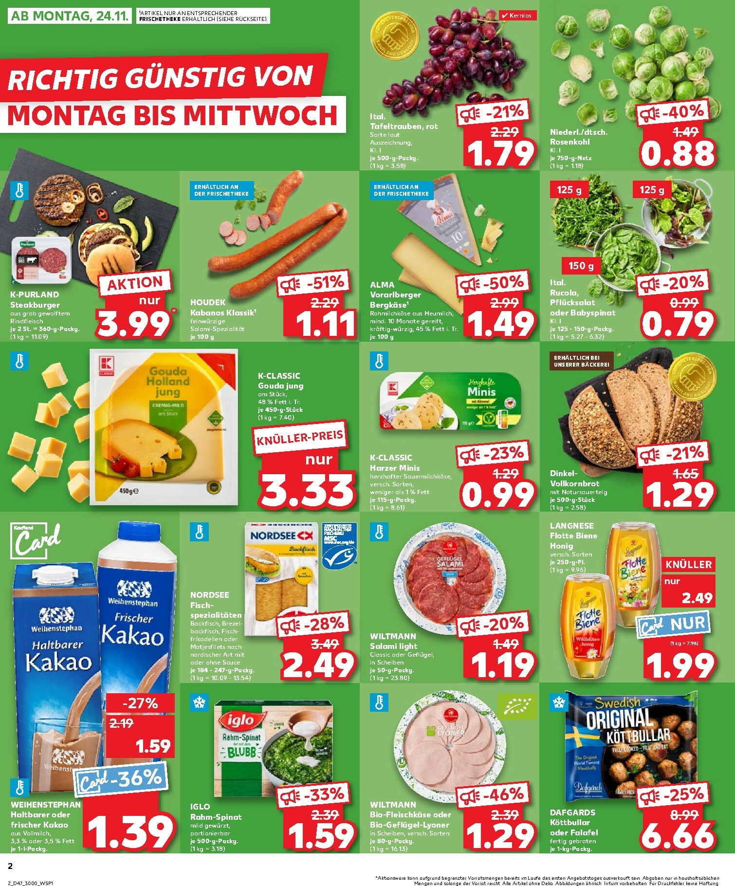 kaufland - Kaufland - Wochenstart-Prospekt gültig vom 24.11. bis 26.11. - page: 2