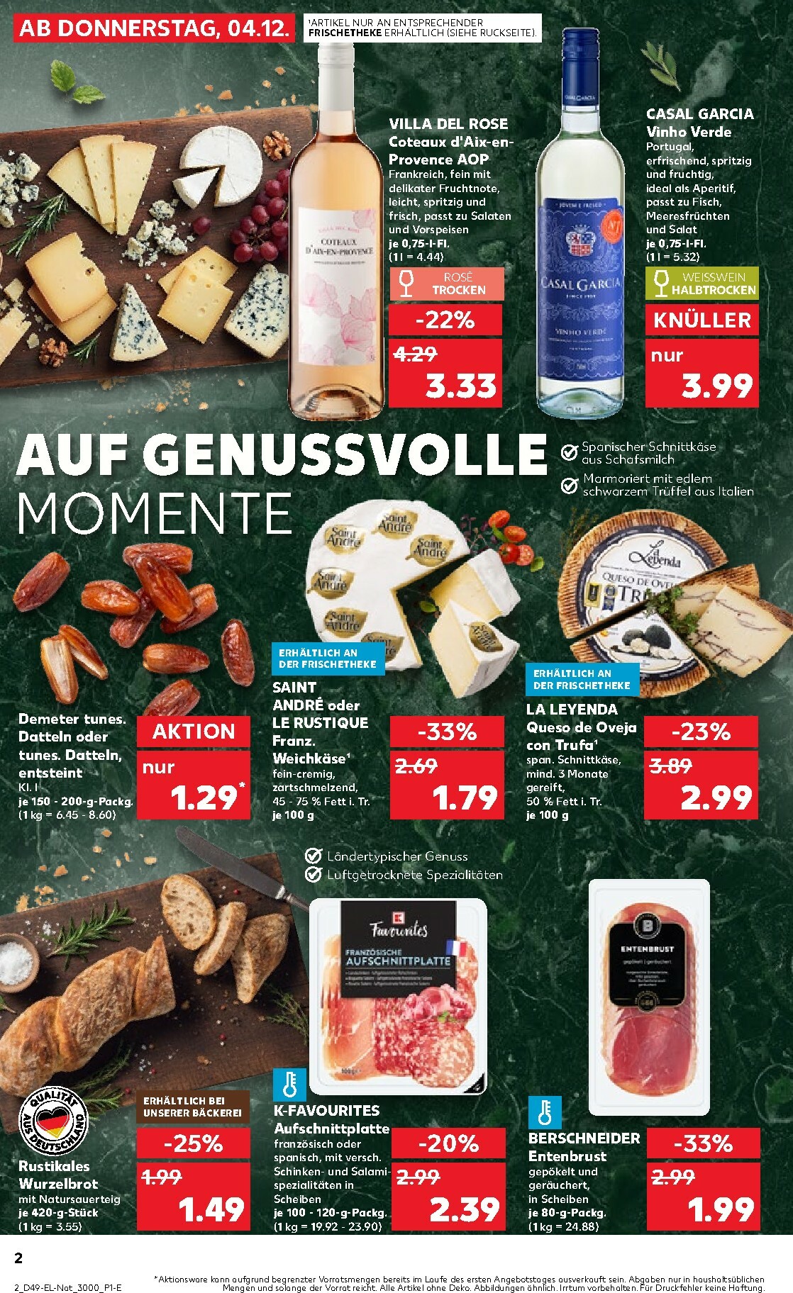 kaufland - Kaufland - Exklusive-Prospekt gültig vom 04.12. bis 10.12. - page: 2
