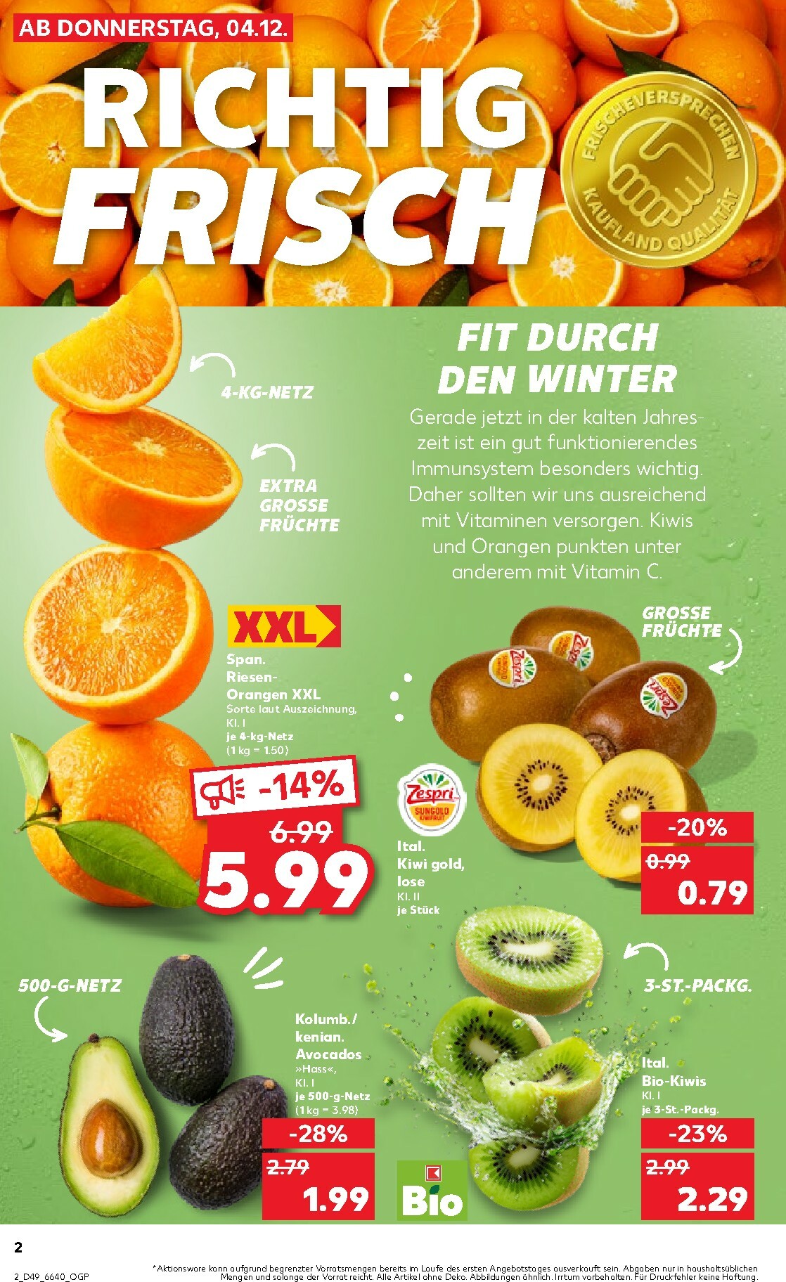 kaufland - Kaufland-Prospekt gültig vom 04.12. bis 10.12. - page: 2