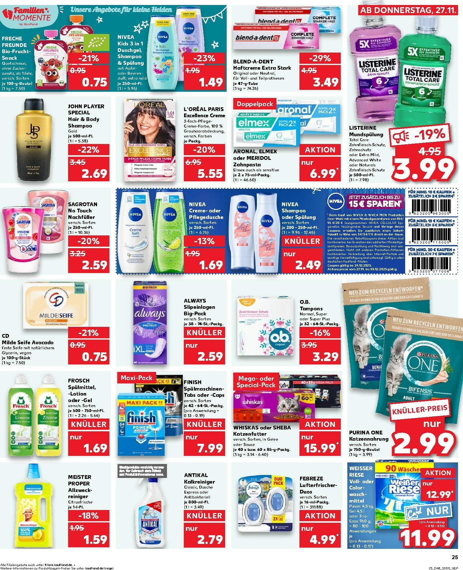 kaufland - Kaufland - Wochenstart-Prospekt gültig vom 01.12. bis 03.12. - page: 25
