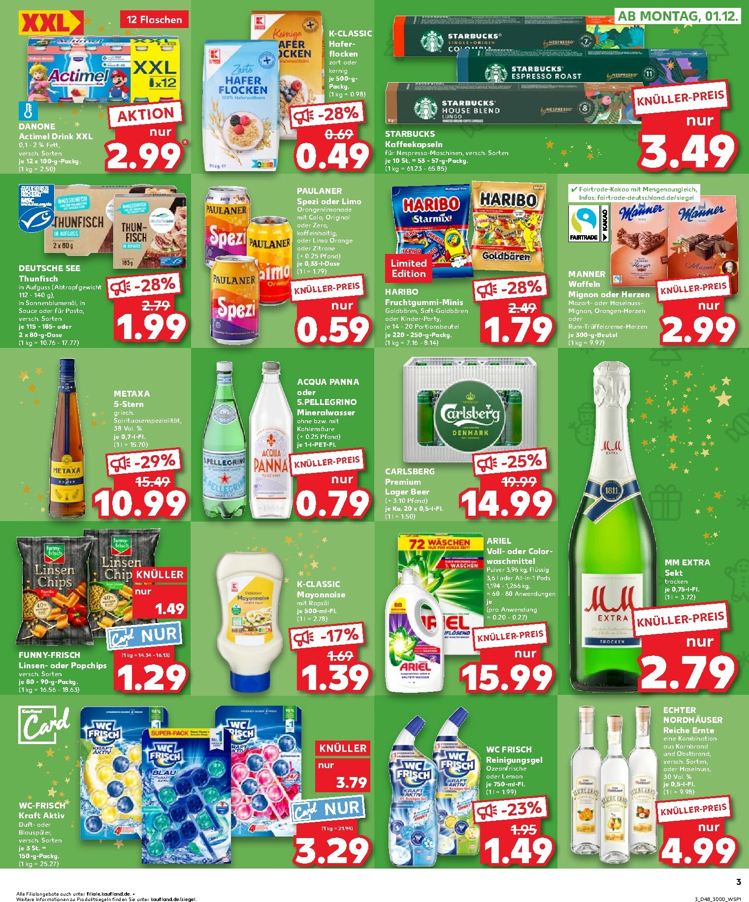 kaufland - Kaufland - Wochenstart-Prospekt gültig vom 01.12. bis 03.12. - page: 3