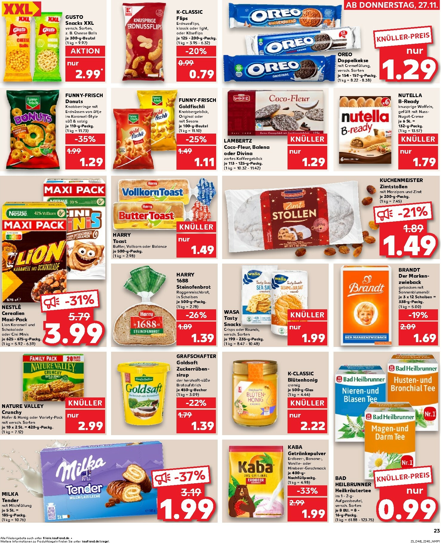 kaufland - Kaufland - Wochenstart-Prospekt gültig vom 01.12. bis 03.12. - page: 23