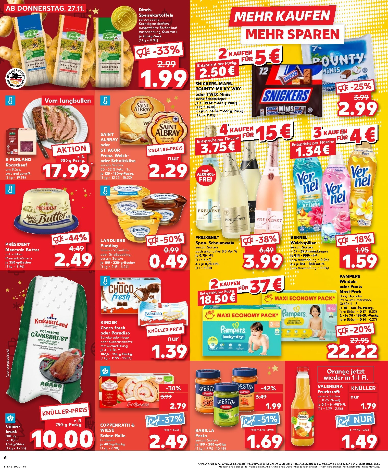 kaufland - Kaufland - Wochenstart-Prospekt gültig vom 01.12. bis 03.12. - page: 6