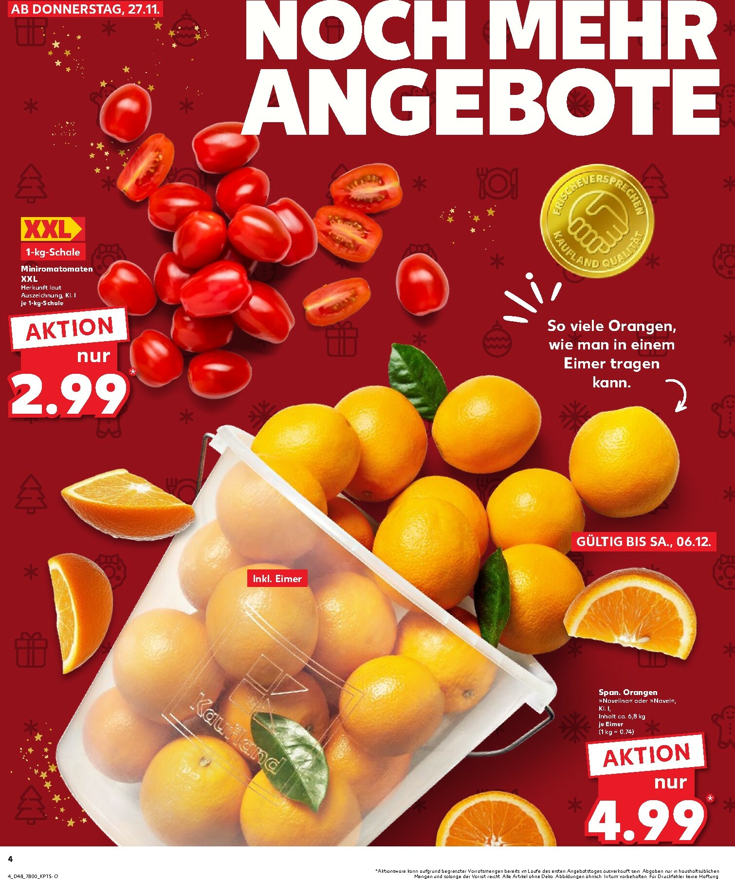 kaufland - Kaufland - Wochenstart-Prospekt gültig vom 01.12. bis 03.12. - page: 4