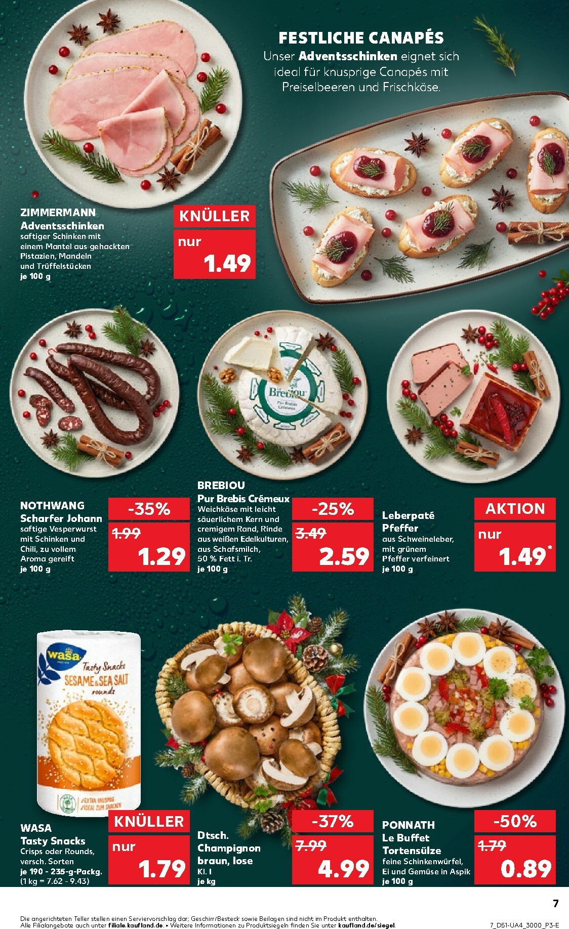 kaufland - Kaufland - Das Beste zum Weihnachtsfest-Prospekt gültig vom 18.12. bis 24.12. - page: 7