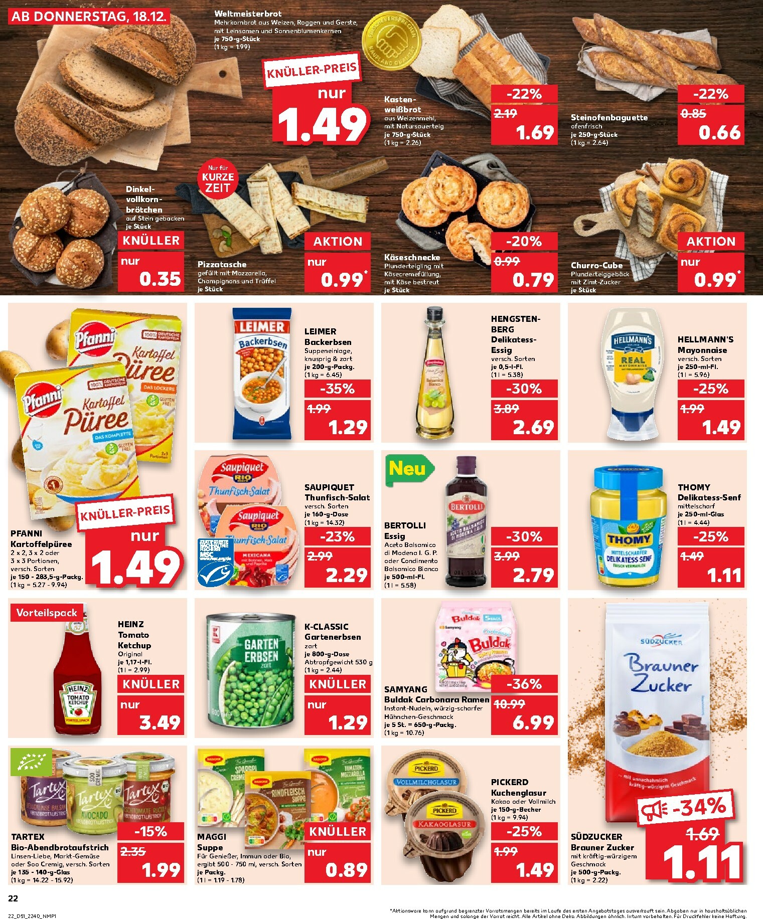 kaufland - Kaufland - Wochenstart-Prospekt gültig vom 22.12. bis 24.12. - page: 22