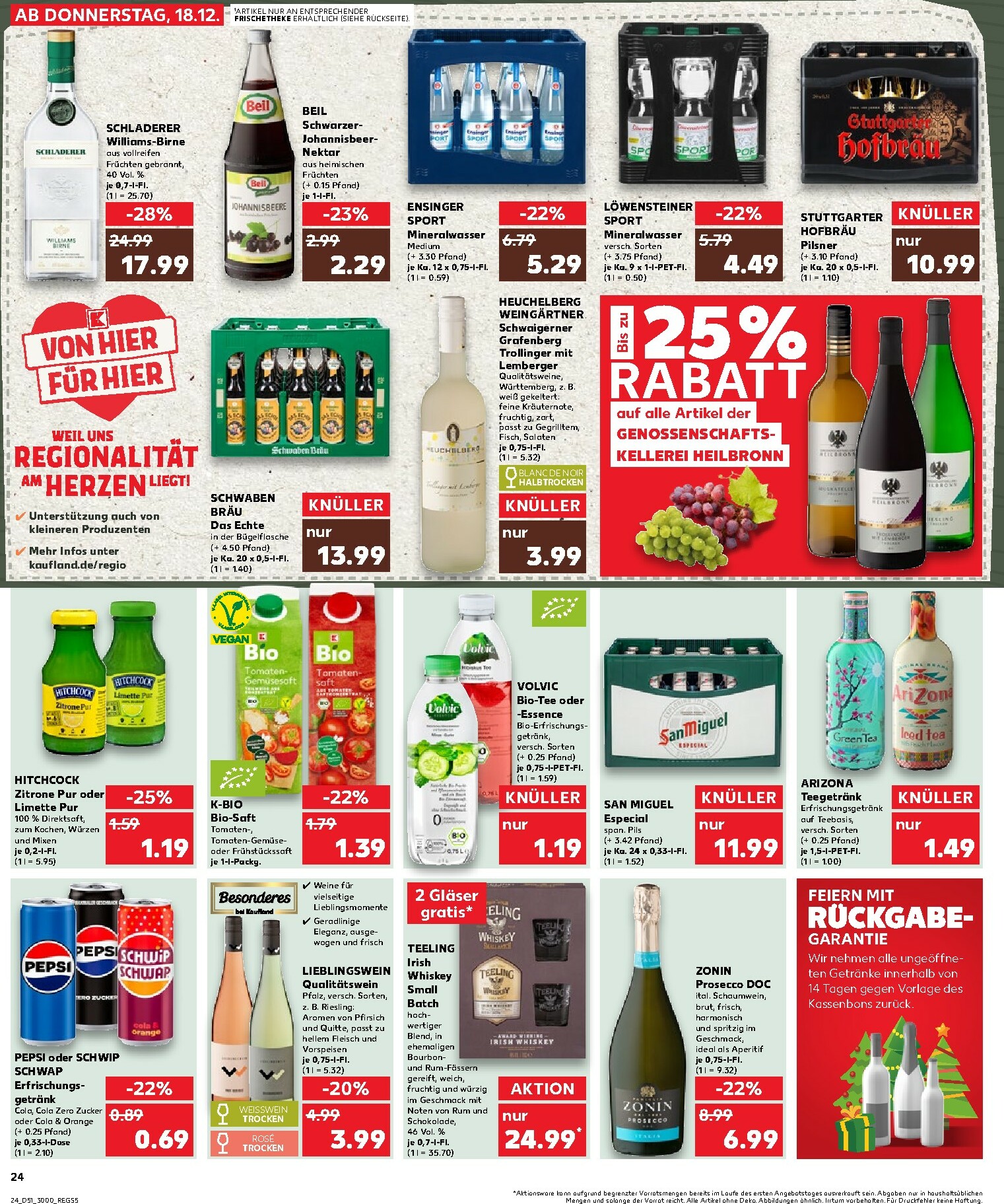 kaufland - Kaufland - Wochenstart-Prospekt gültig vom 22.12. bis 24.12. - page: 24