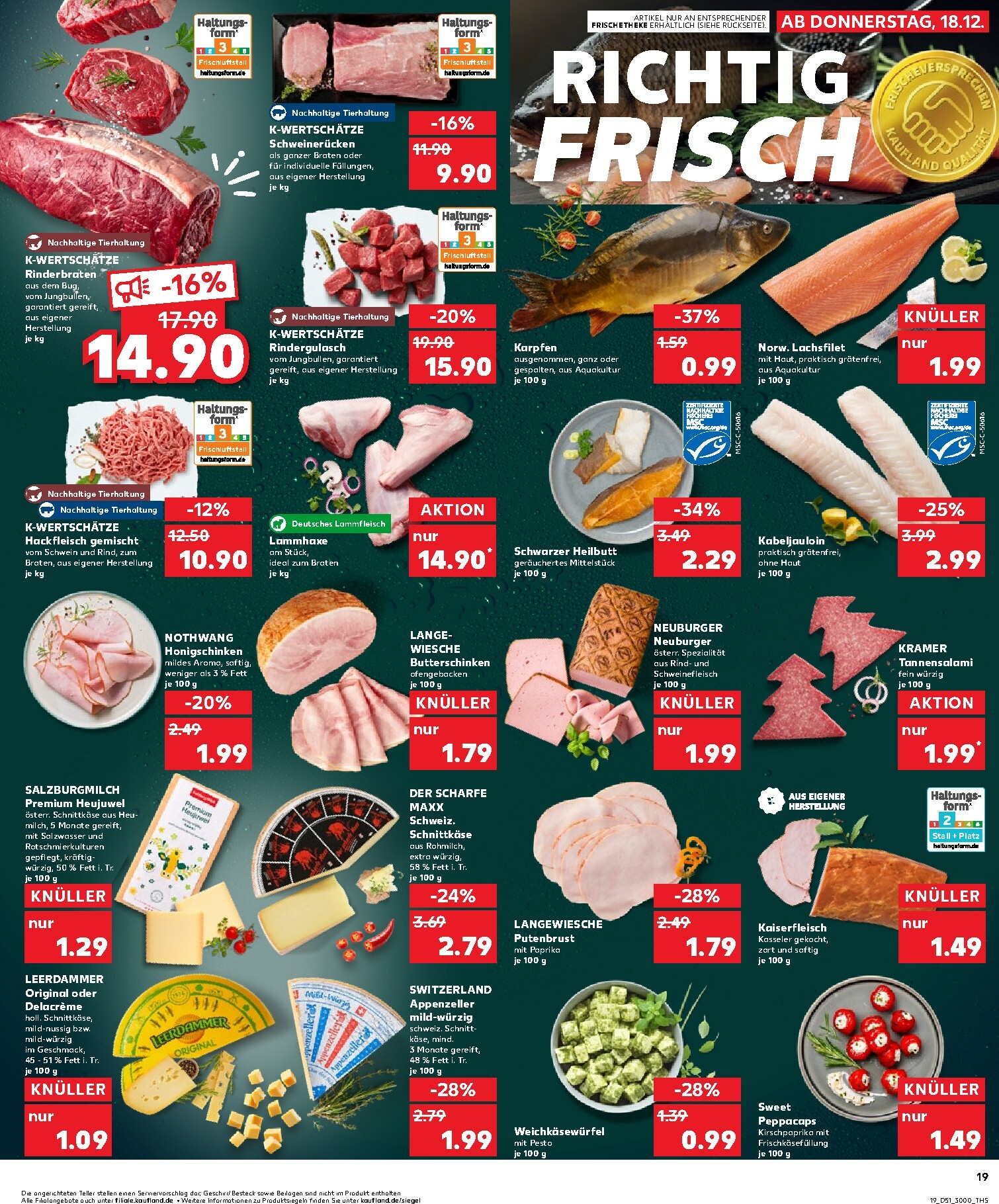 kaufland - Kaufland - Wochenstart-Prospekt gültig vom 22.12. bis 24.12. - page: 19