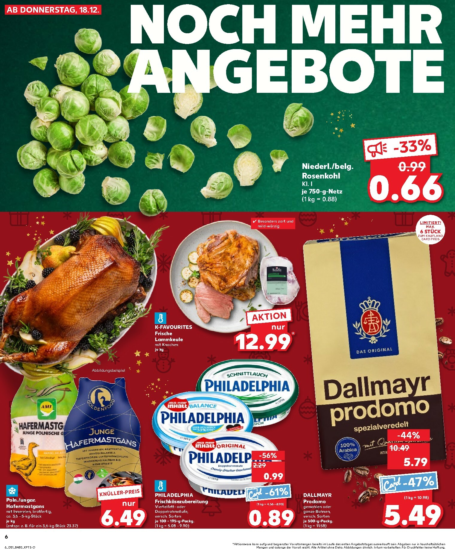 kaufland - Kaufland - Wochenstart-Prospekt gültig vom 22.12. bis 24.12. - page: 6