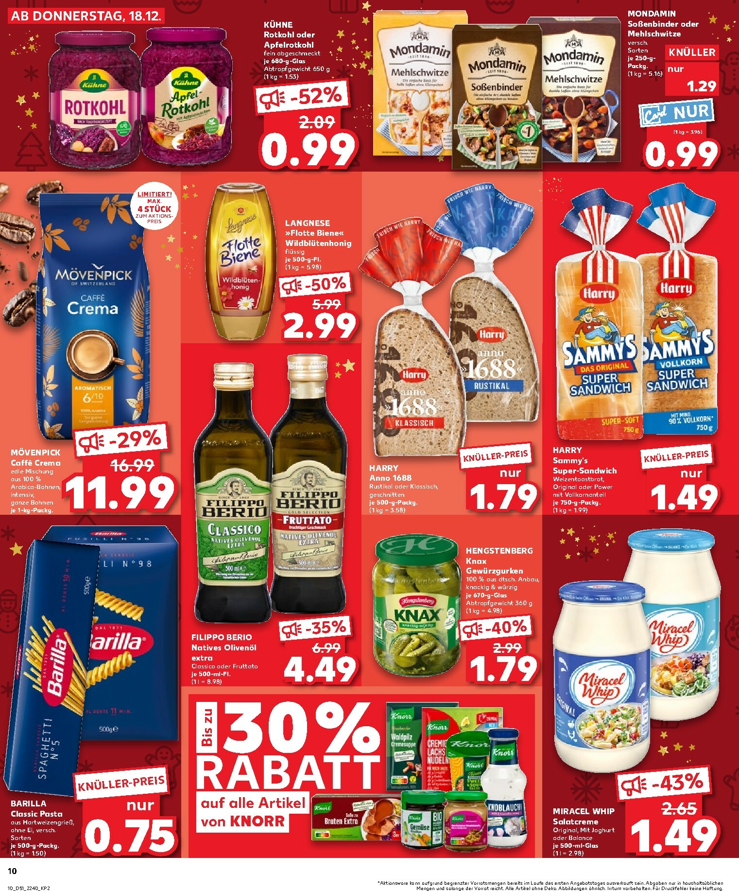 kaufland - Kaufland - Wochenstart-Prospekt gültig vom 22.12. bis 24.12. - page: 10