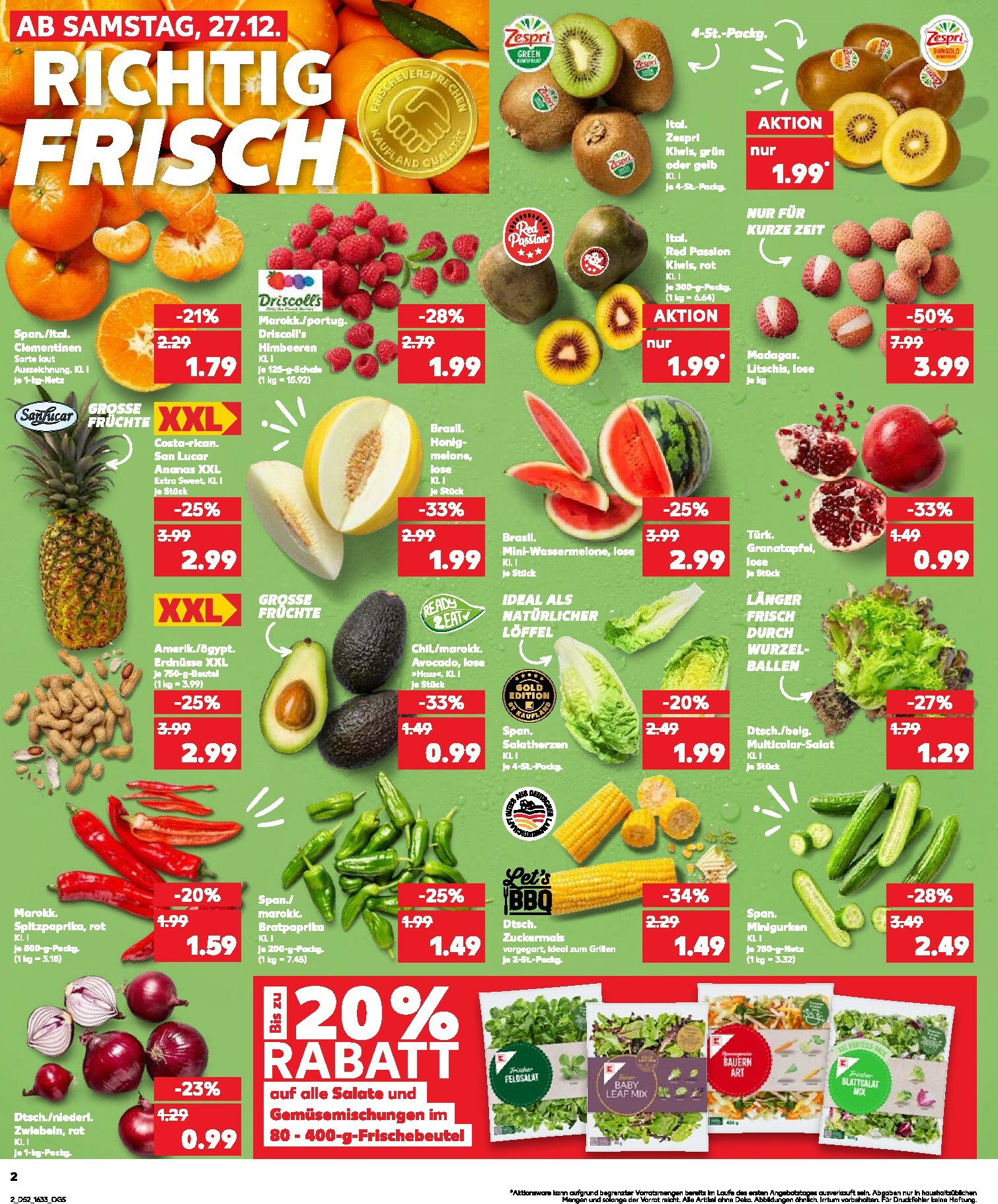 kaufland - Kaufland-Prospekt gültig vom 27.12. bis 31.12. - page: 2