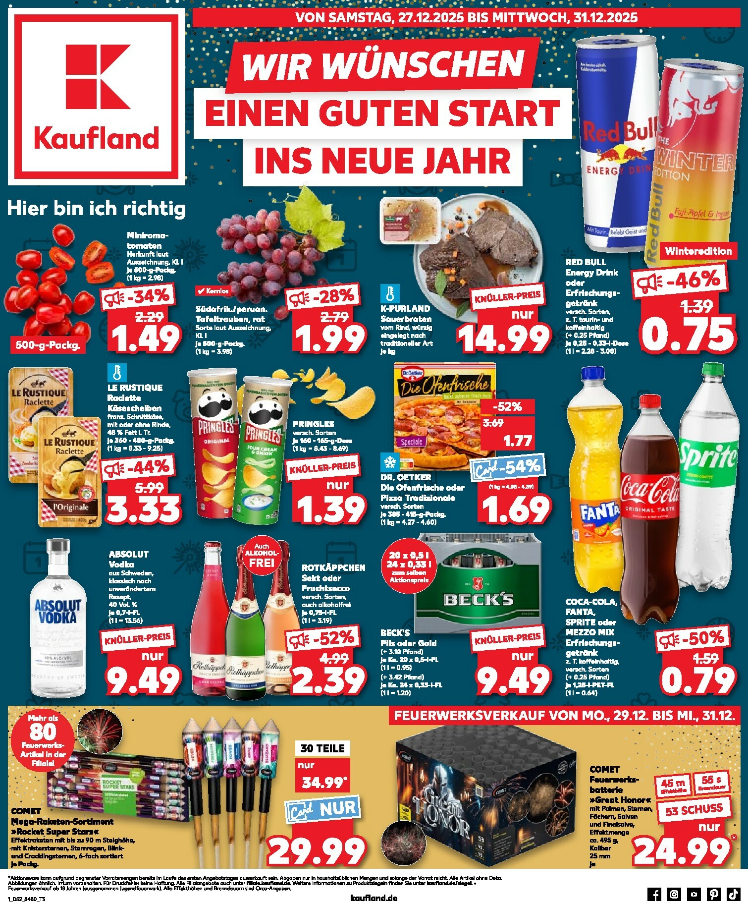 kaufland - Kaufland-Prospekt gültig vom 27.12. bis 31.12. - page: 1