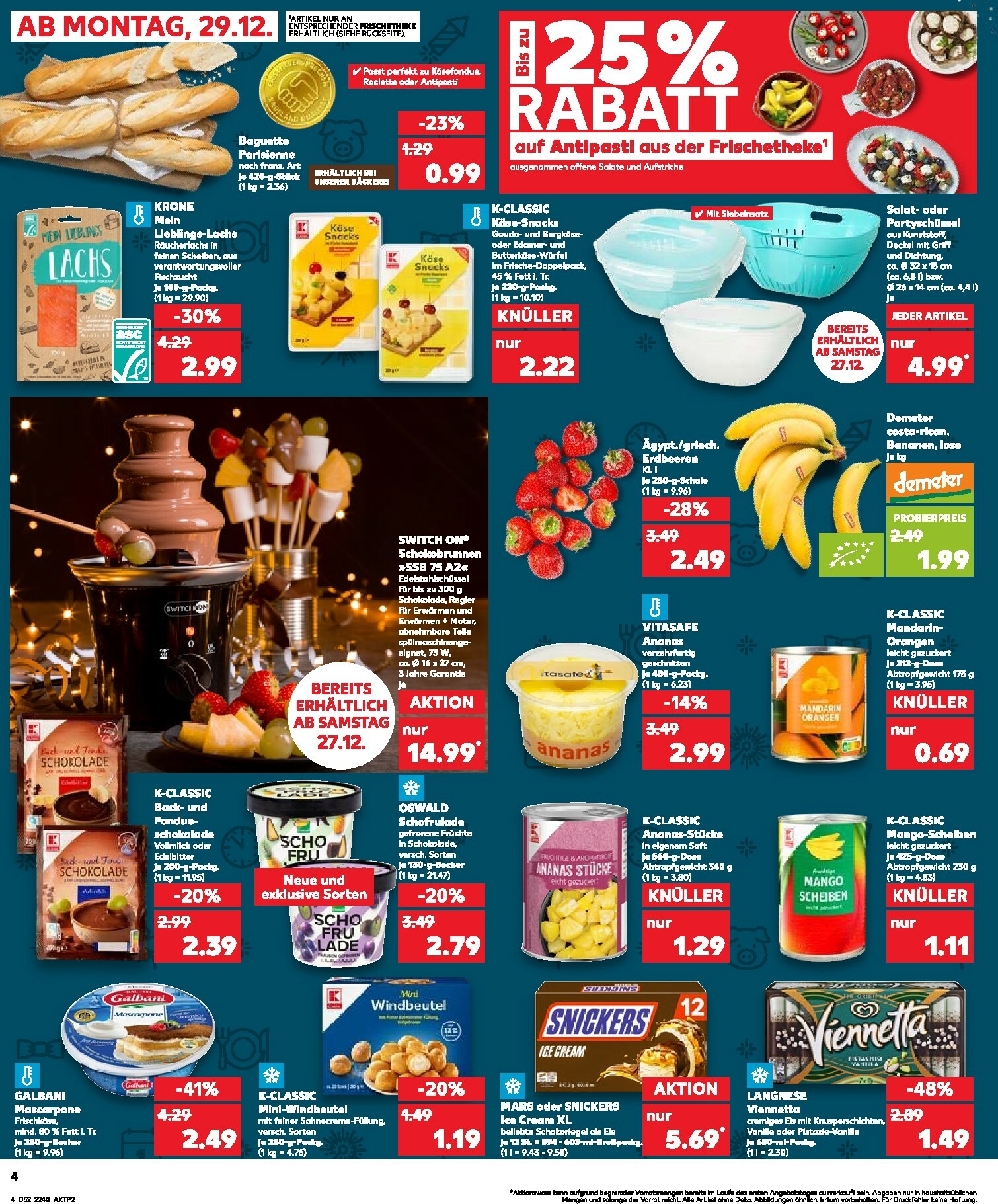 kaufland - Kaufland - Wochenstart-Prospekt gültig vom 29.12. bis 31.12. - page: 4