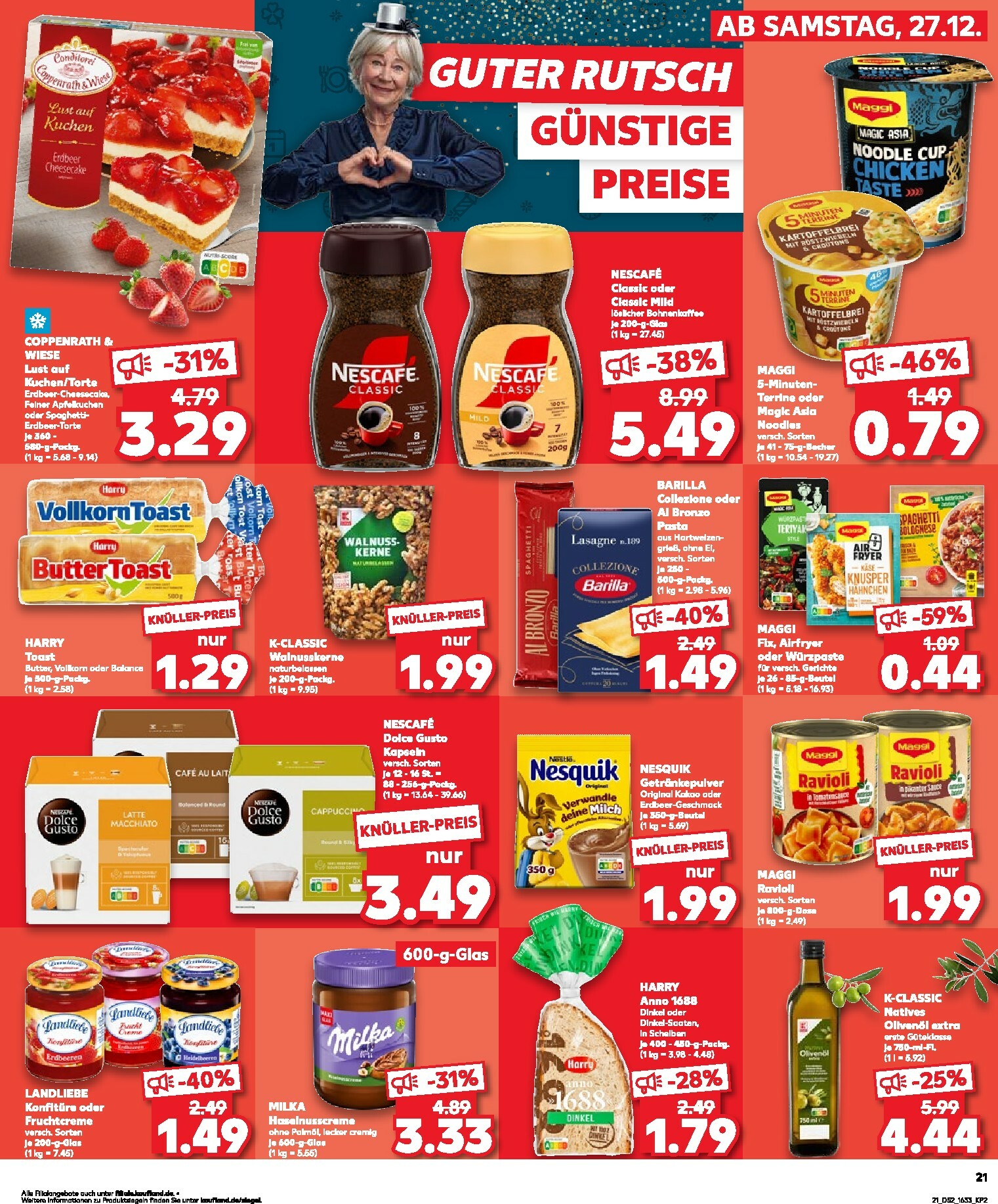 kaufland - Kaufland - Wochenstart-Prospekt gültig vom 29.12. bis 31.12. - page: 21