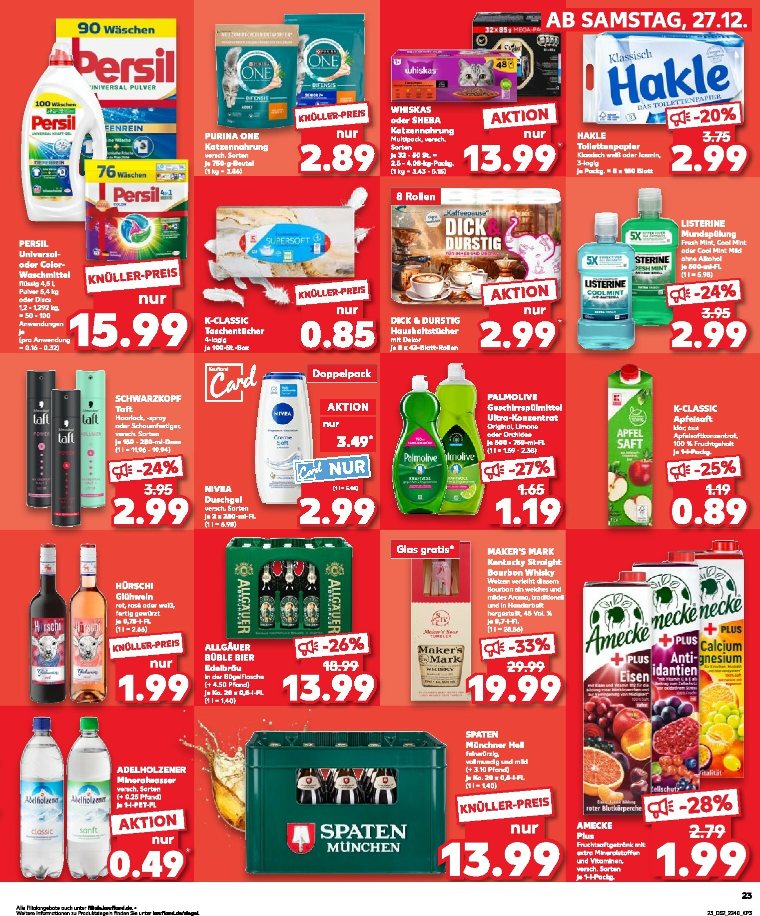 kaufland - Kaufland - Wochenstart-Prospekt gültig vom 29.12. bis 31.12. - page: 23