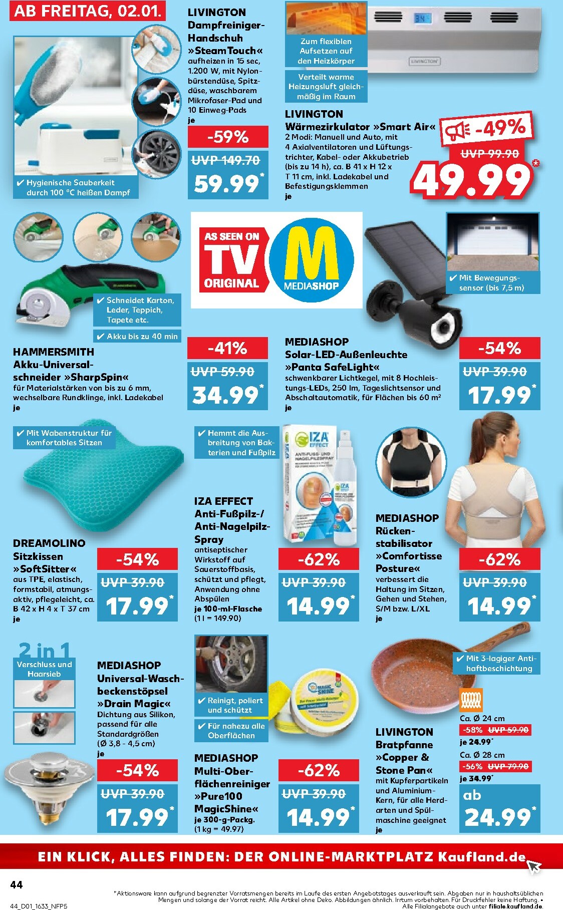 kaufland - Kaufland-Prospekt gültig vom 02.01. bis 07.01. - page: 44
