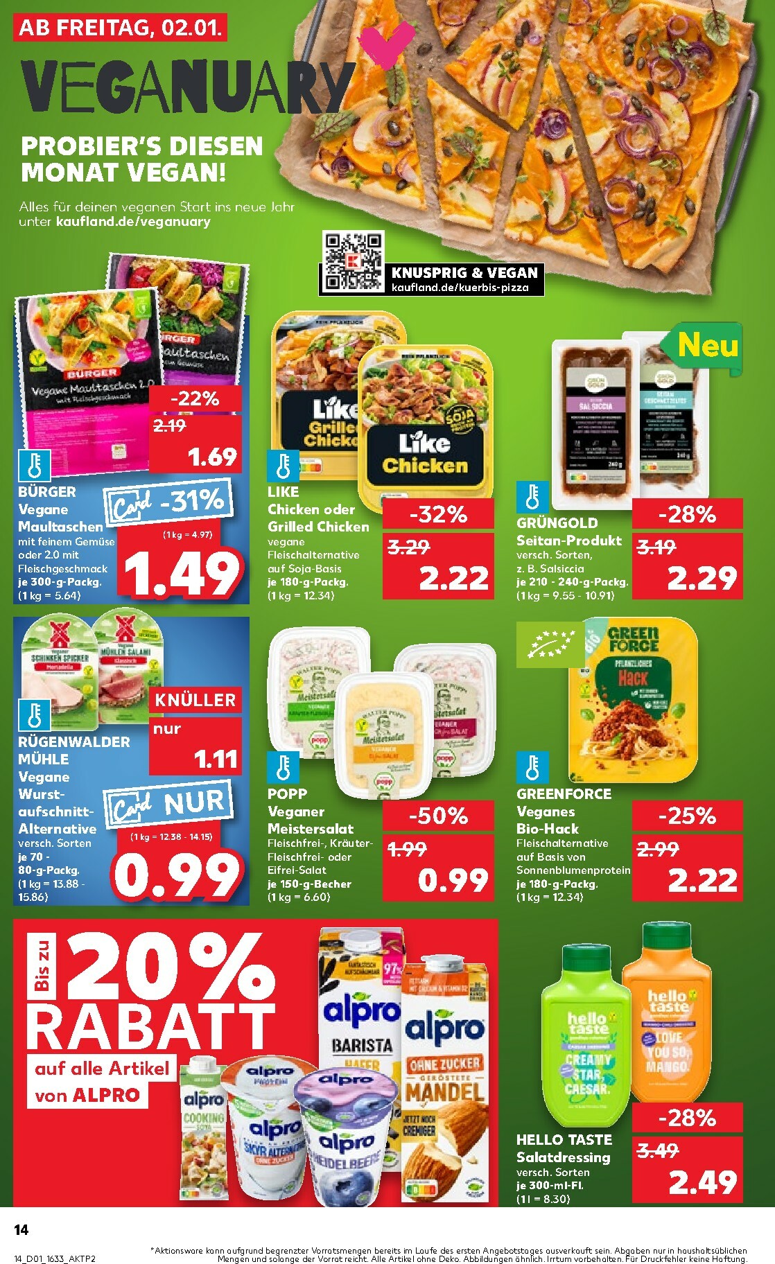 kaufland - Kaufland-Prospekt gültig vom 02.01. bis 07.01. - page: 14