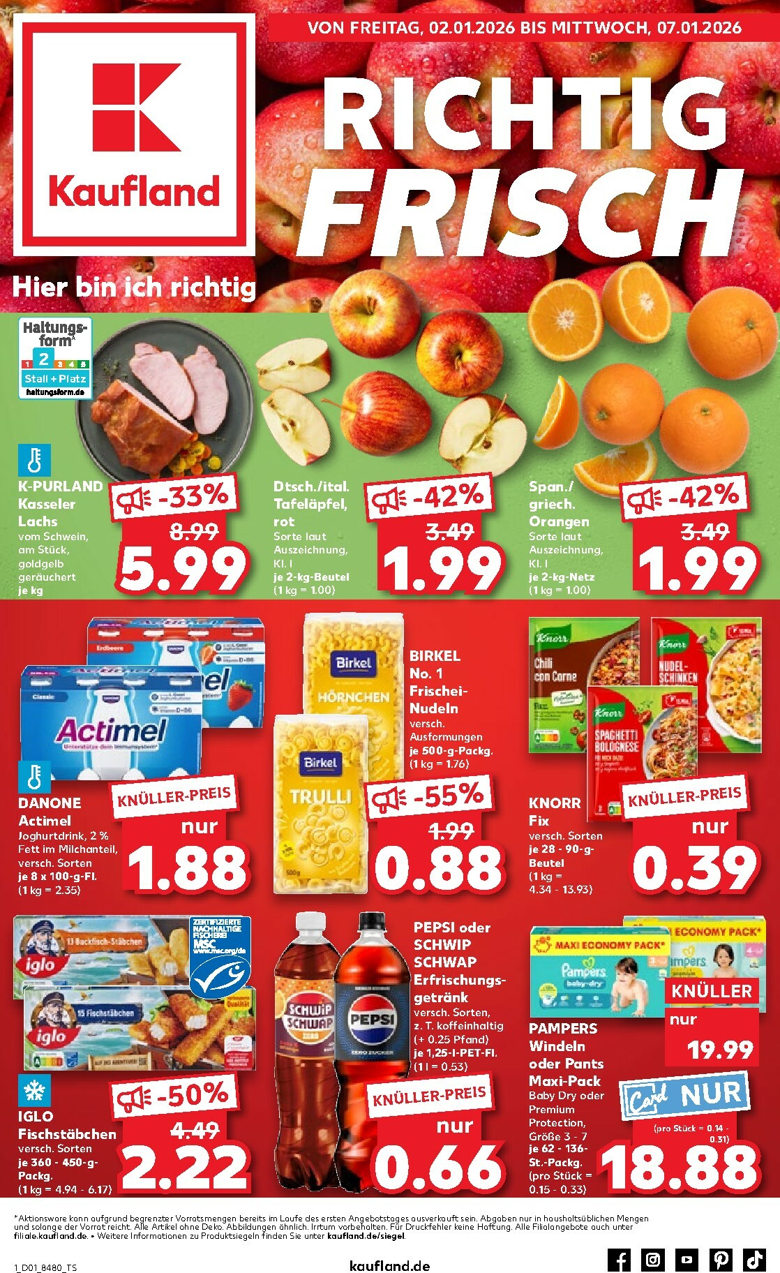 kaufland - Kaufland-Prospekt gültig vom 02.01. bis 07.01.