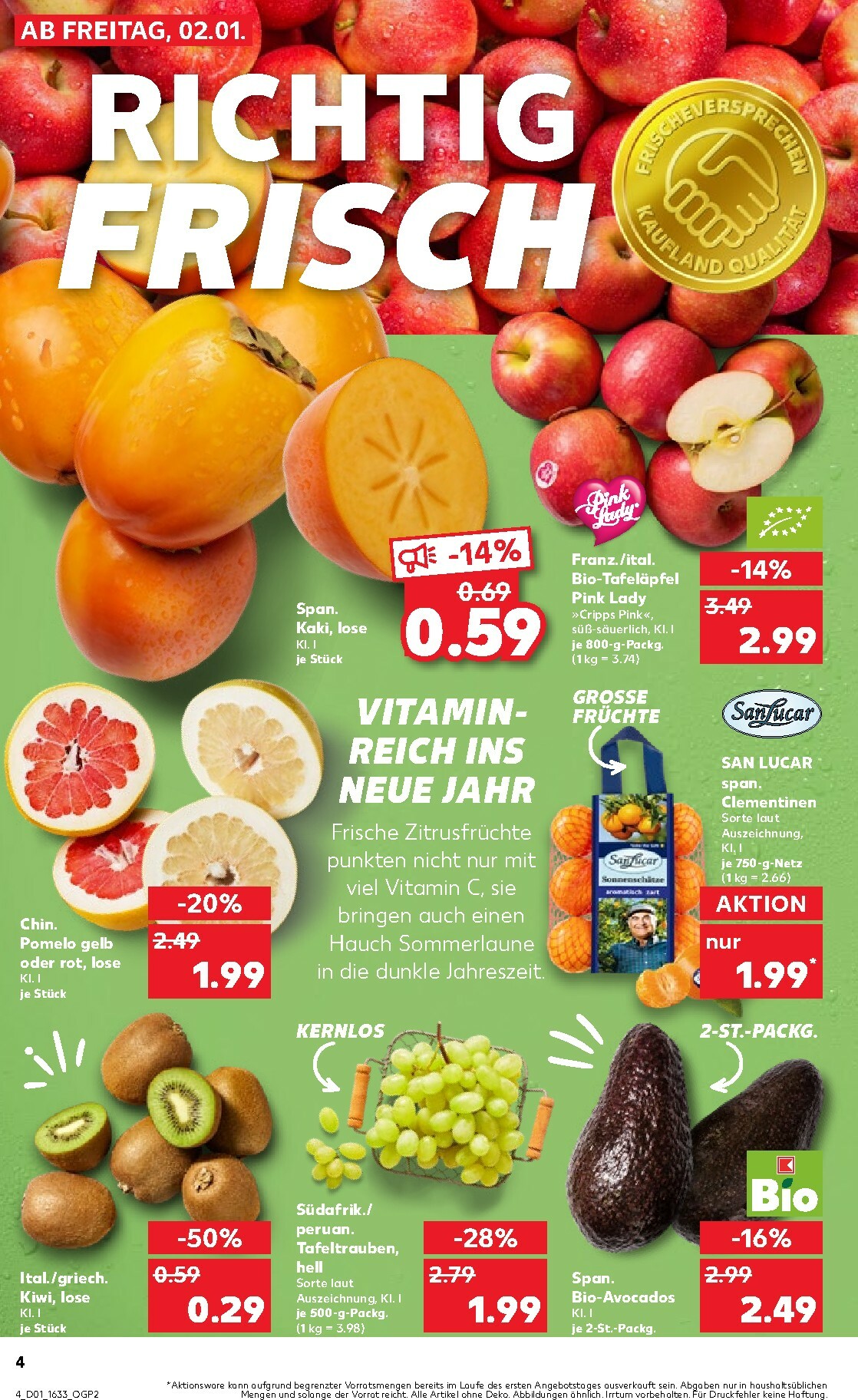 kaufland - Kaufland-Prospekt gültig vom 02.01. bis 07.01. - page: 4