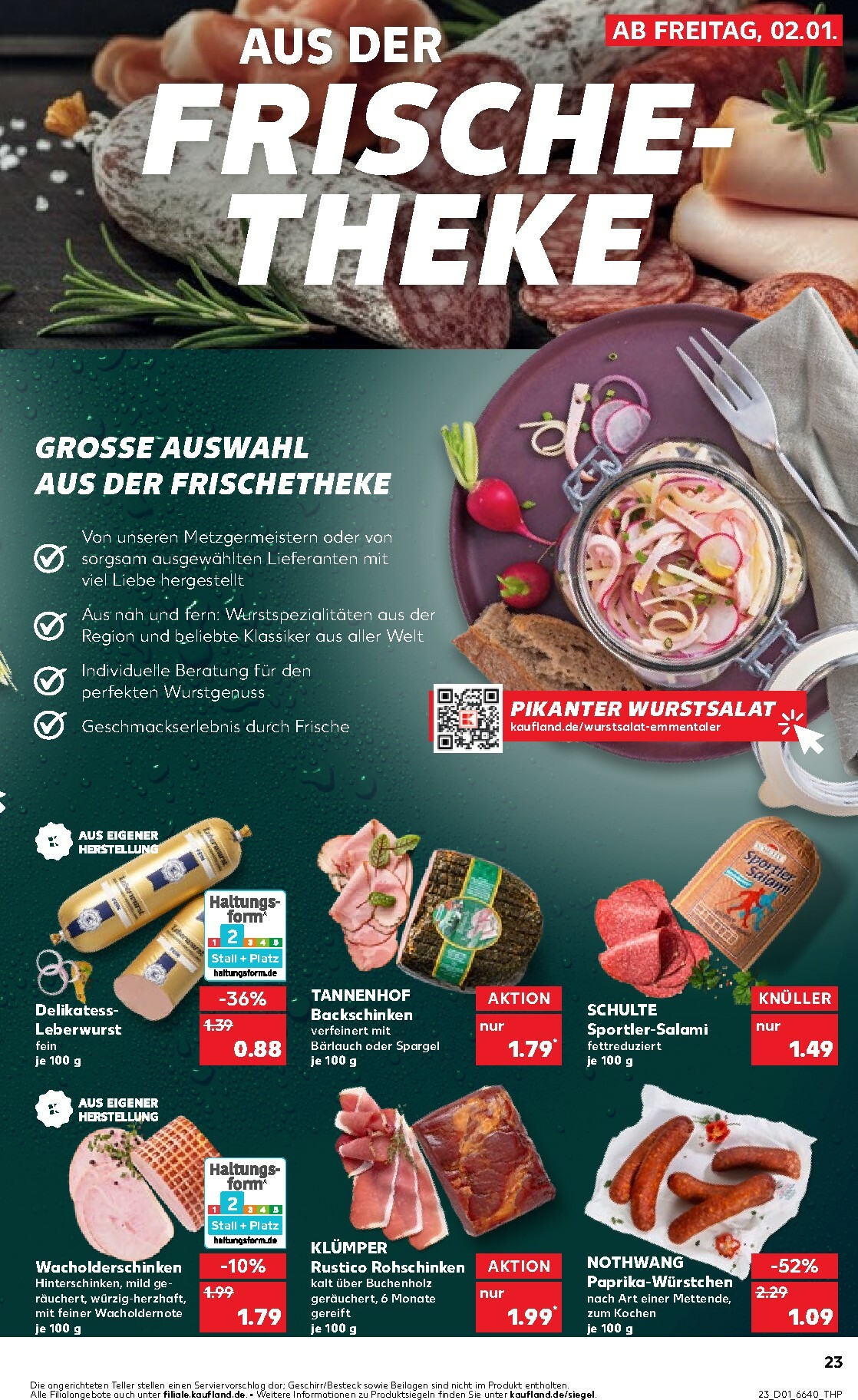 kaufland - Kaufland-Prospekt gültig vom 02.01. bis 07.01. - page: 23