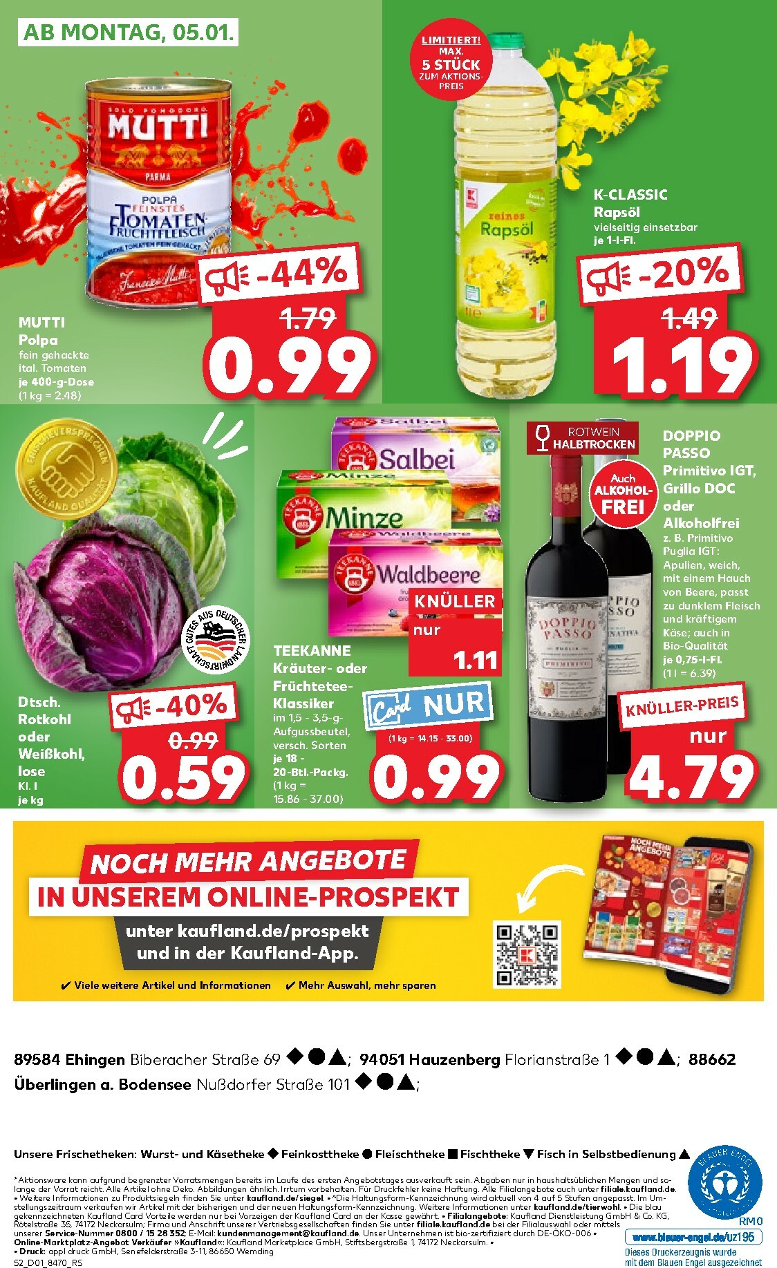 kaufland - Kaufland-Prospekt gültig vom 02.01. bis 07.01. - page: 52