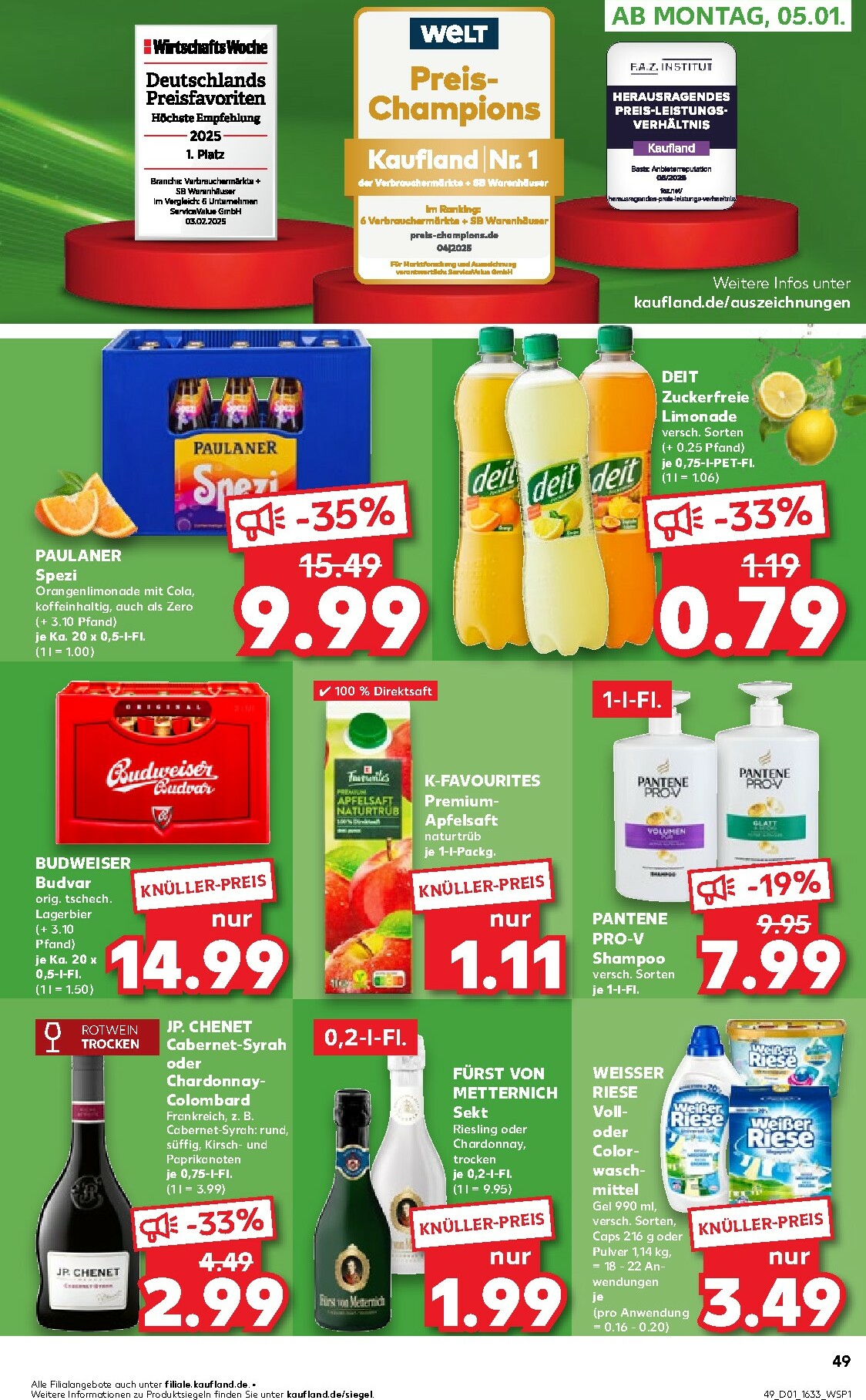 kaufland - Kaufland-Prospekt gültig vom 02.01. bis 07.01. - page: 49