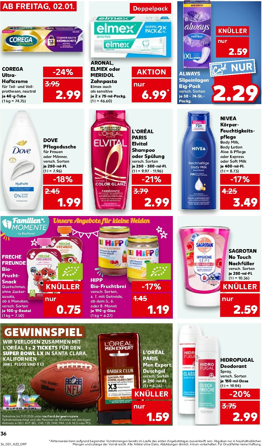 kaufland - Kaufland-Prospekt gültig vom 02.01. bis 07.01. - page: 36