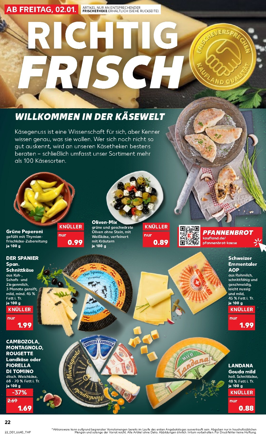 kaufland - Kaufland-Prospekt gültig vom 02.01. bis 07.01. - page: 22
