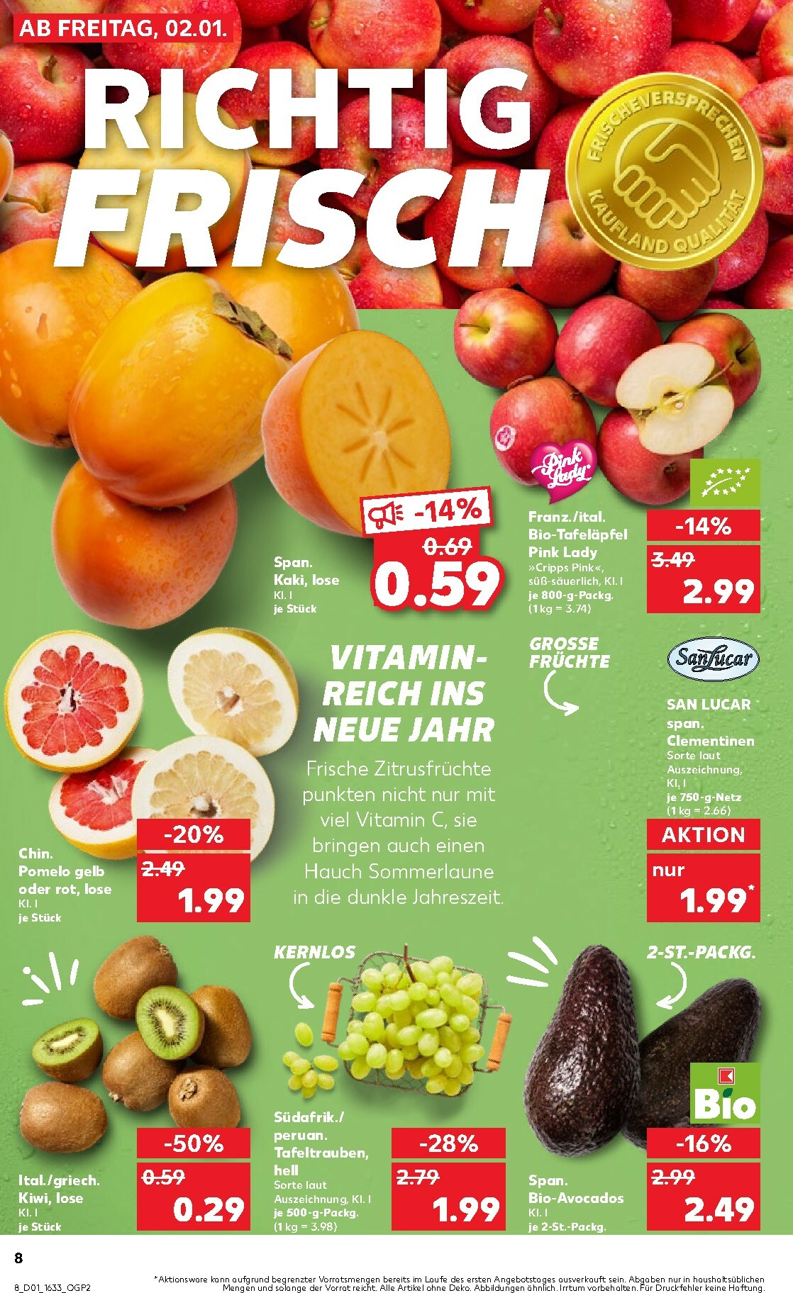 kaufland - Kaufland - Wochenstart-Prospekt gültig vom 05.01. bis 07.01. - page: 8