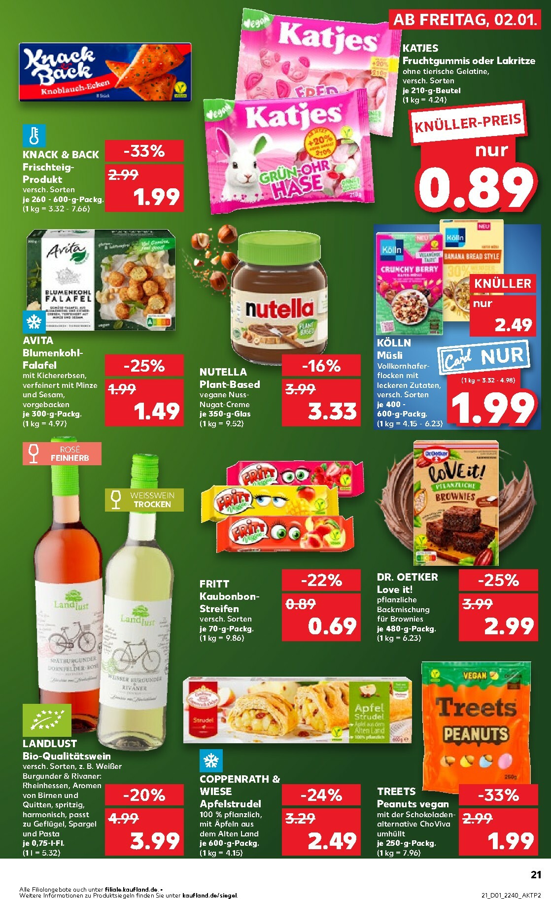 kaufland - Kaufland - Wochenstart-Prospekt gültig vom 05.01. bis 07.01. - page: 21