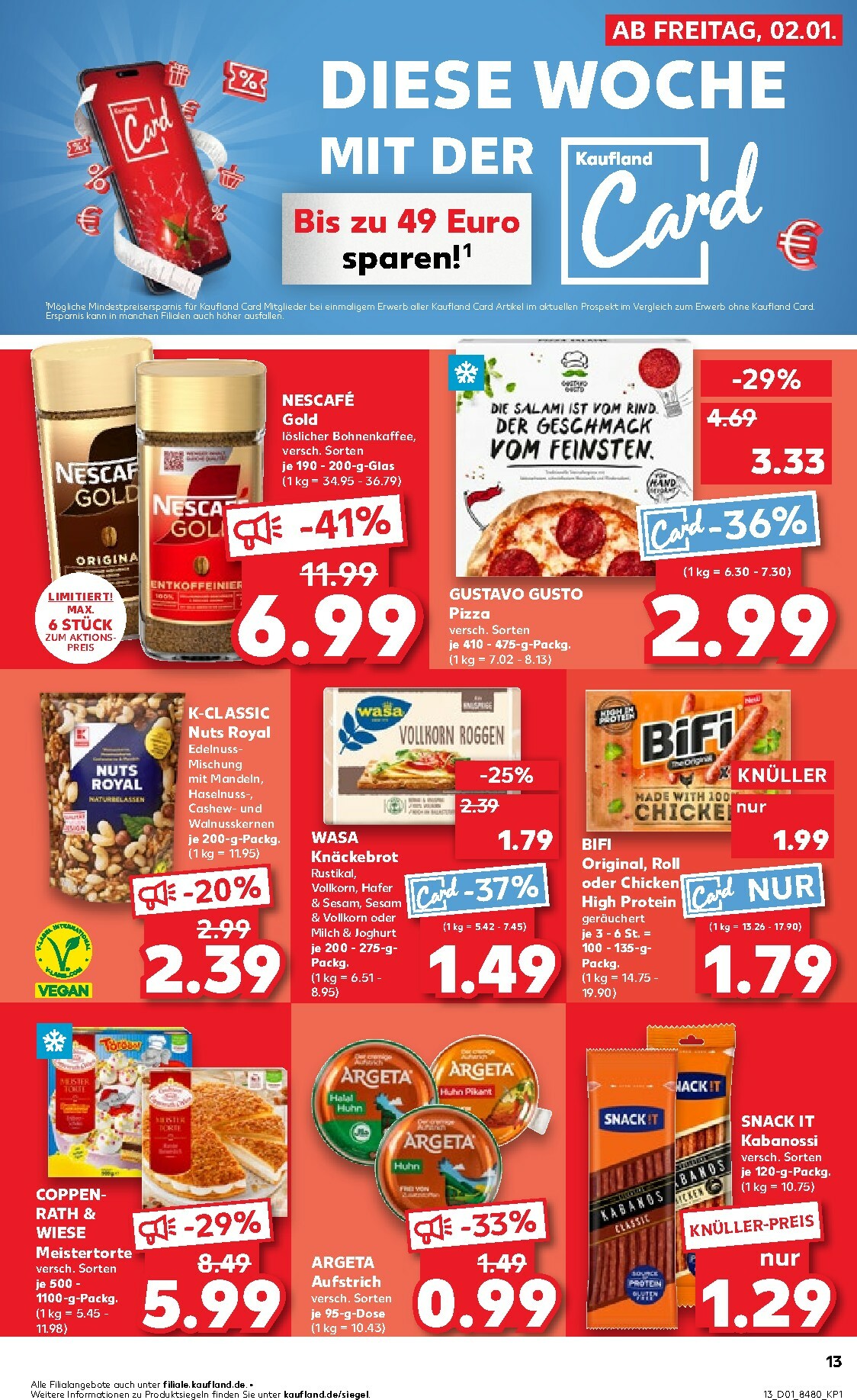 kaufland - Kaufland - Wochenstart-Prospekt gültig vom 05.01. bis 07.01. - page: 13