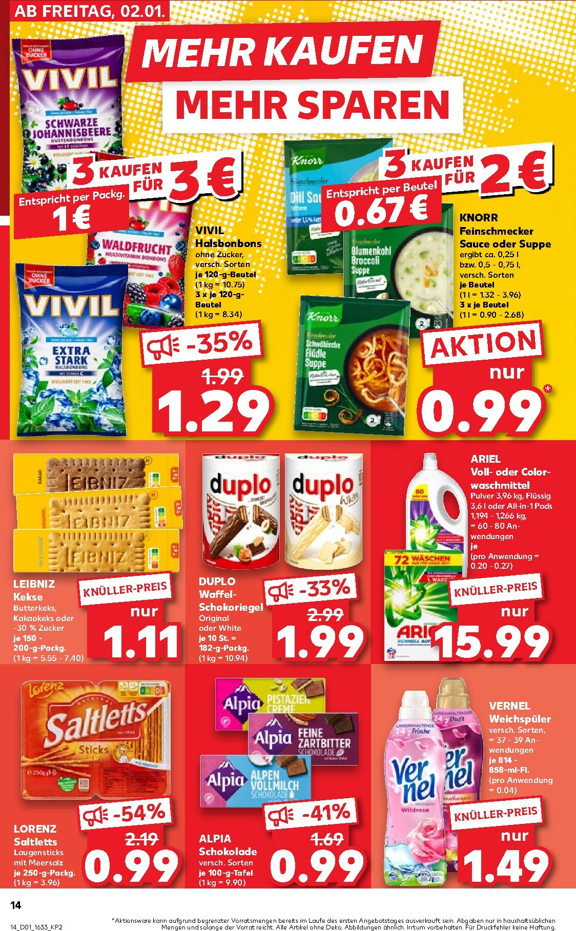 kaufland - Kaufland - Wochenstart-Prospekt gültig vom 05.01. bis 07.01. - page: 14