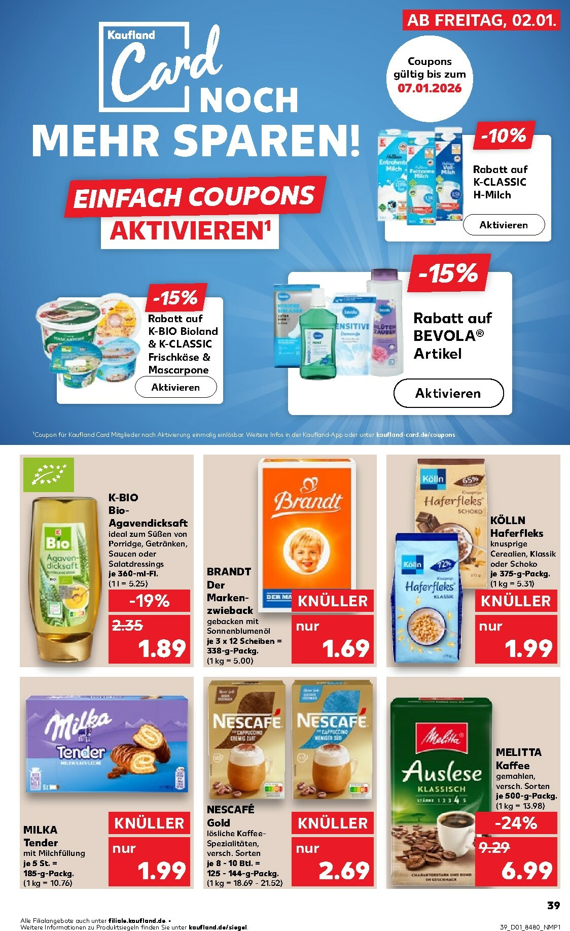 kaufland - Kaufland - Wochenstart-Prospekt gültig vom 05.01. bis 07.01. - page: 39