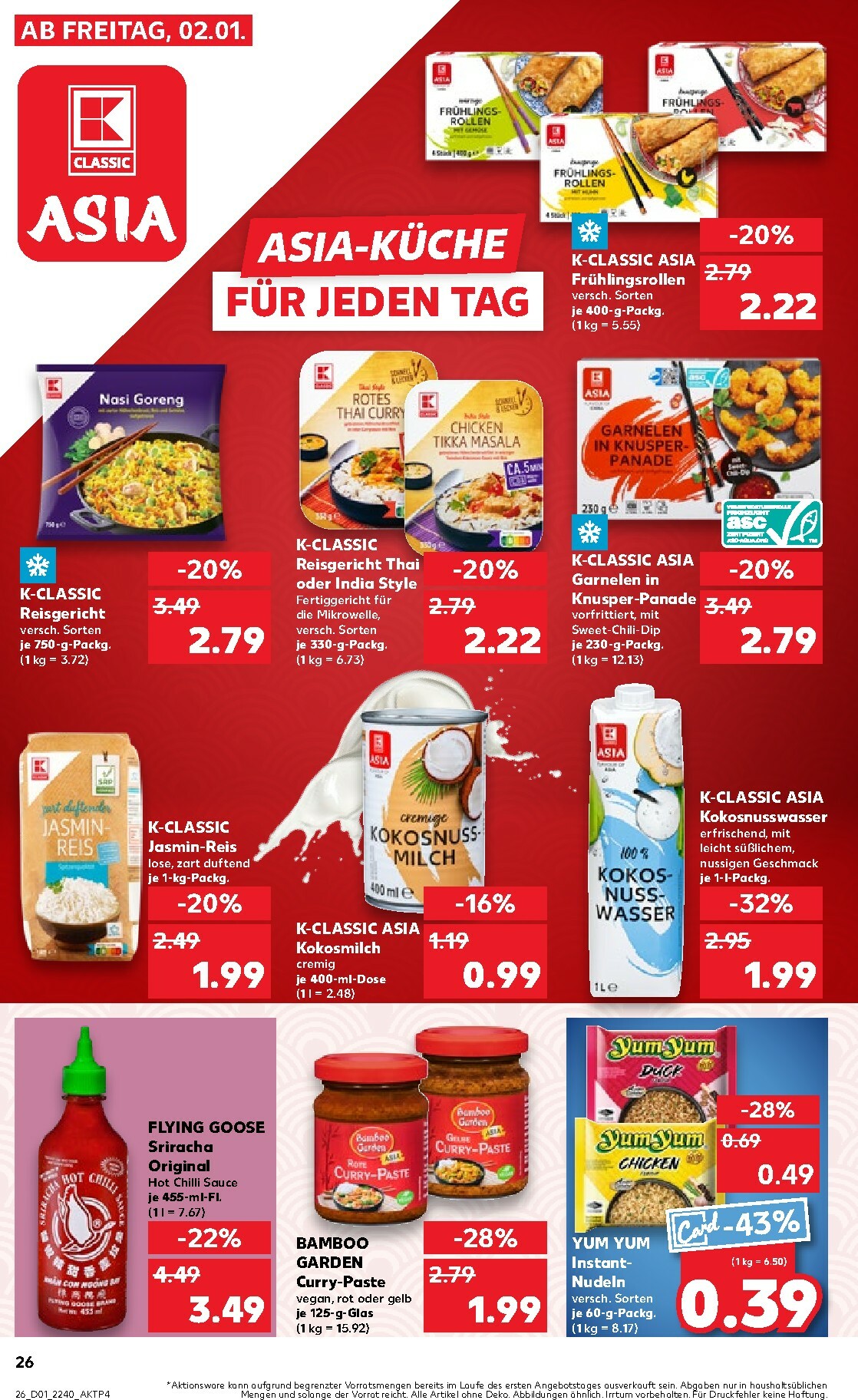 kaufland - Kaufland - Wochenstart-Prospekt gültig vom 05.01. bis 07.01. - page: 26