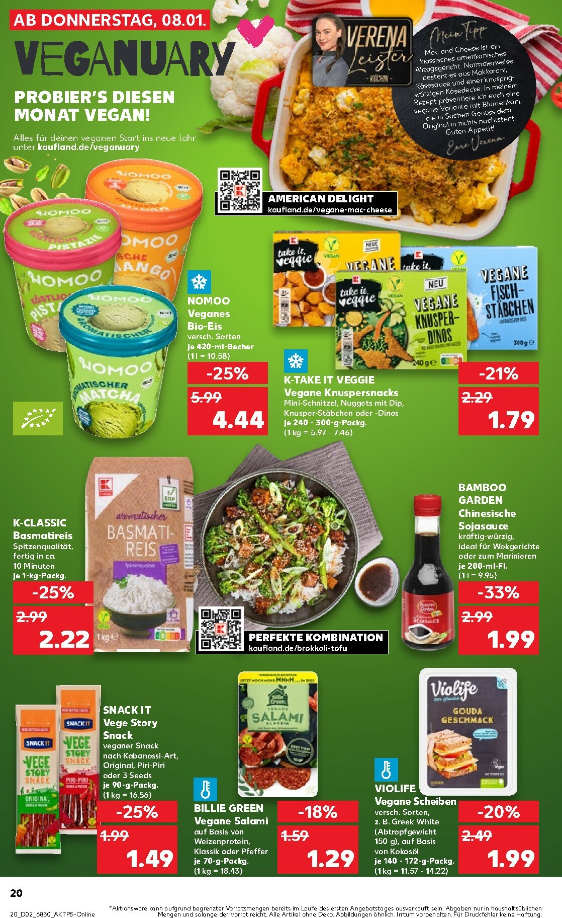 kaufland - Kaufland-Prospekt gültig vom 08.01. bis 14.01. - page: 20