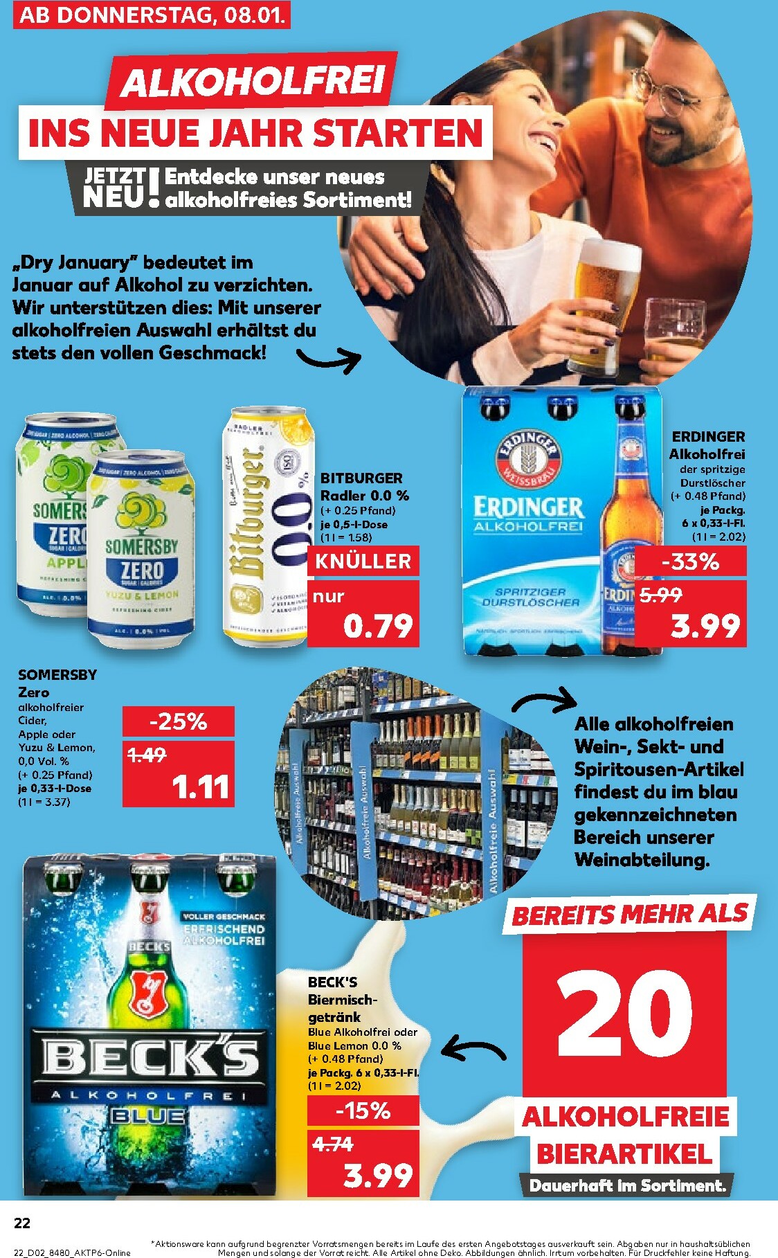 kaufland - Kaufland-Prospekt gültig vom 08.01. bis 14.01. - page: 22