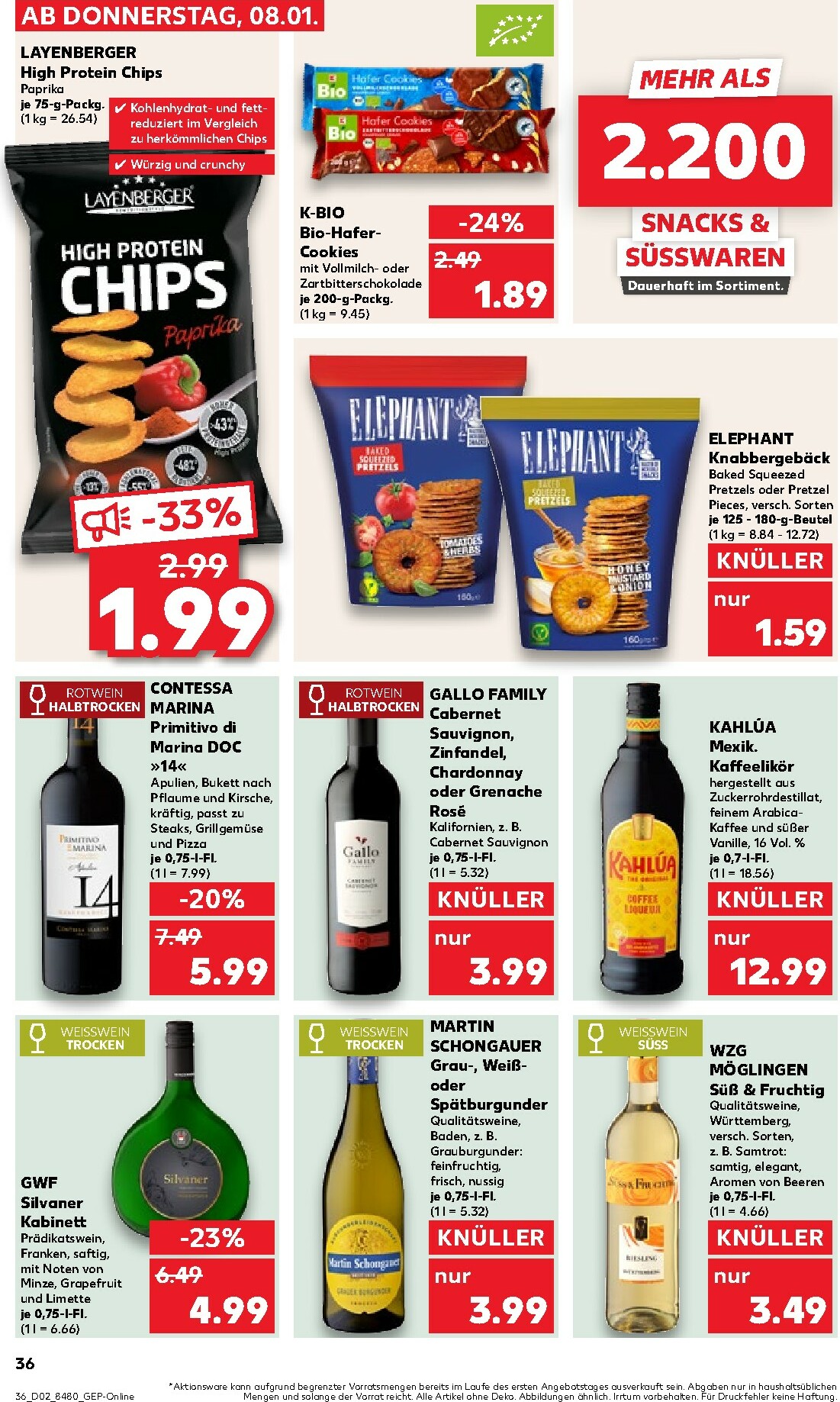 kaufland - Kaufland-Prospekt gültig vom 08.01. bis 14.01. - page: 36