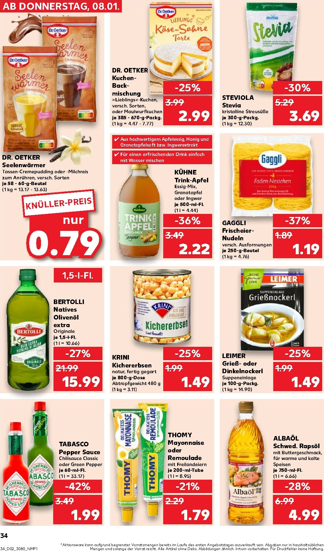 kaufland - Kaufland-Prospekt gültig vom 08.01. bis 14.01. - page: 34