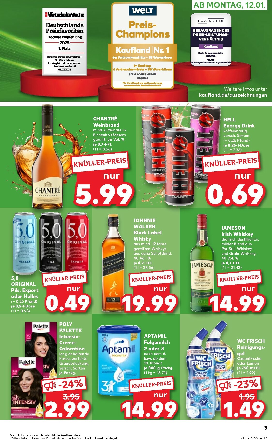 kaufland - Kaufland - Wochenstart-Prospekt gültig vom 12.01. bis 14.01. - page: 3