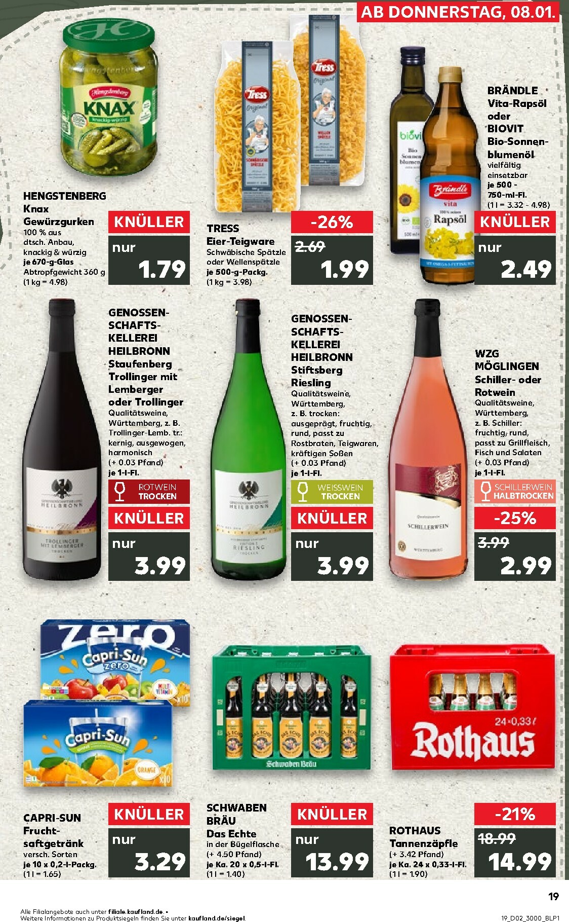 kaufland - Kaufland - Wochenstart-Prospekt gültig vom 12.01. bis 14.01. - page: 19